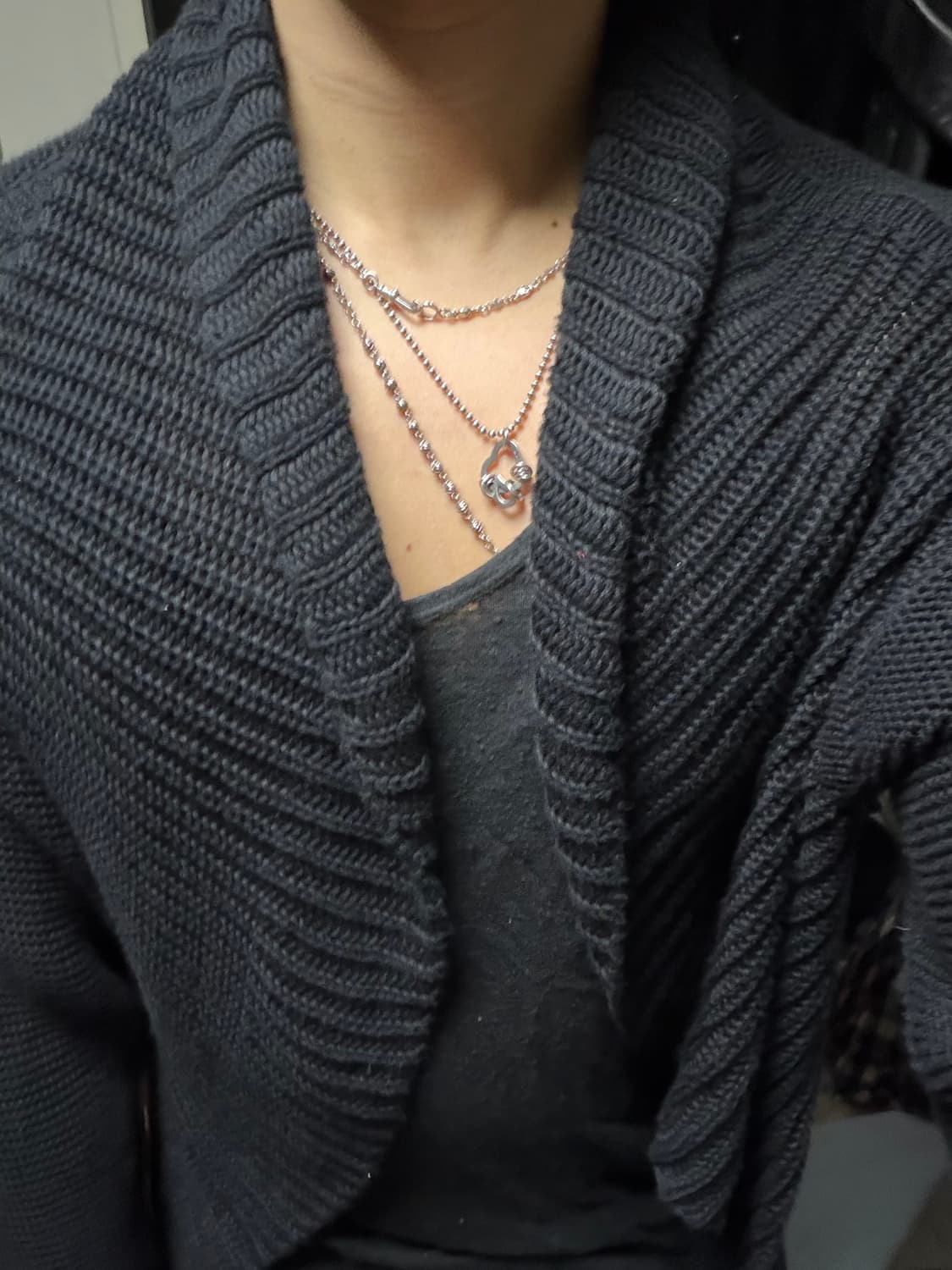 솔로이스트 숄 가디건 상품이미지1