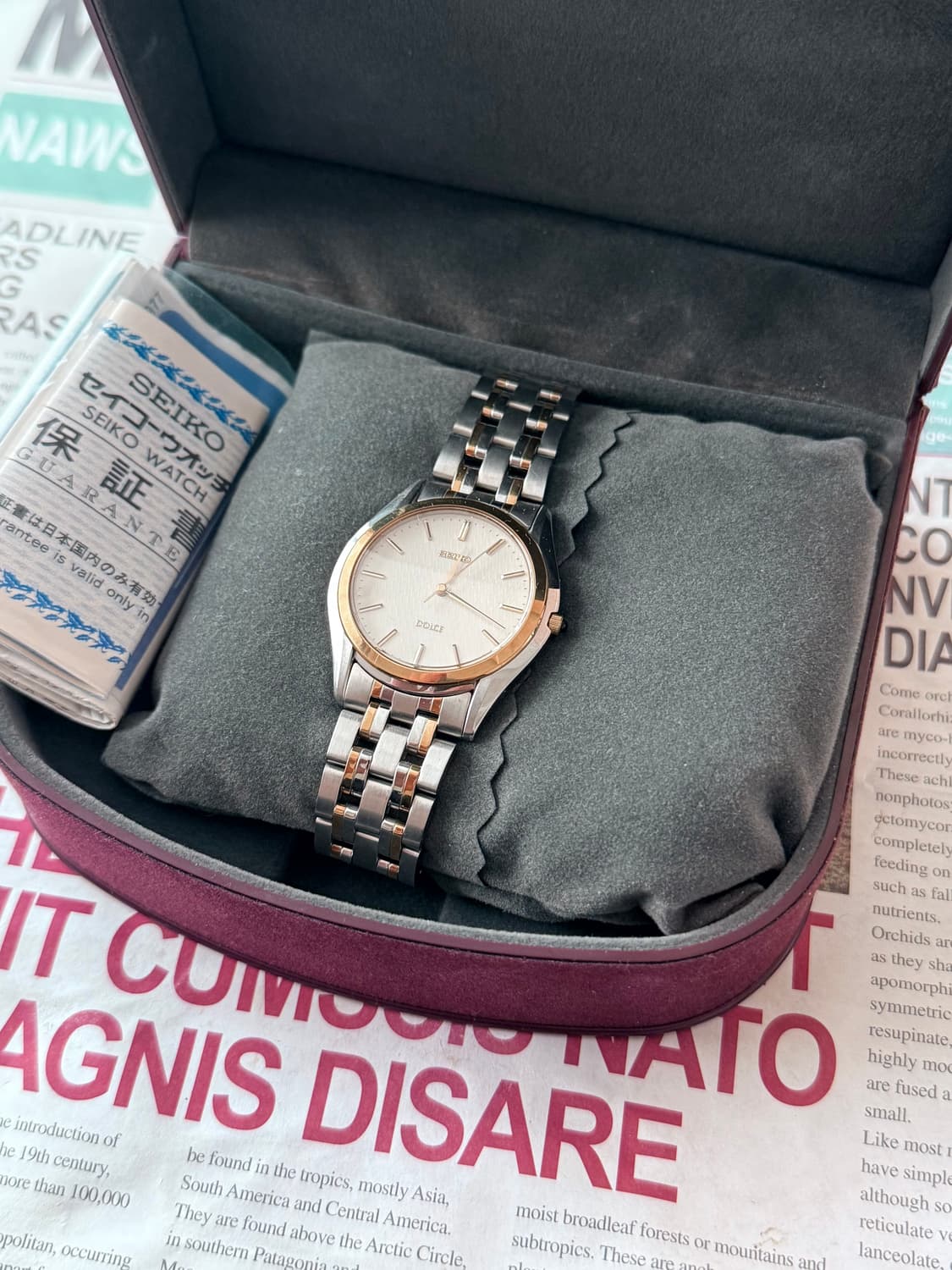 세이코 Seiko Dolce  드레스 워치 콤비 상품이미지1