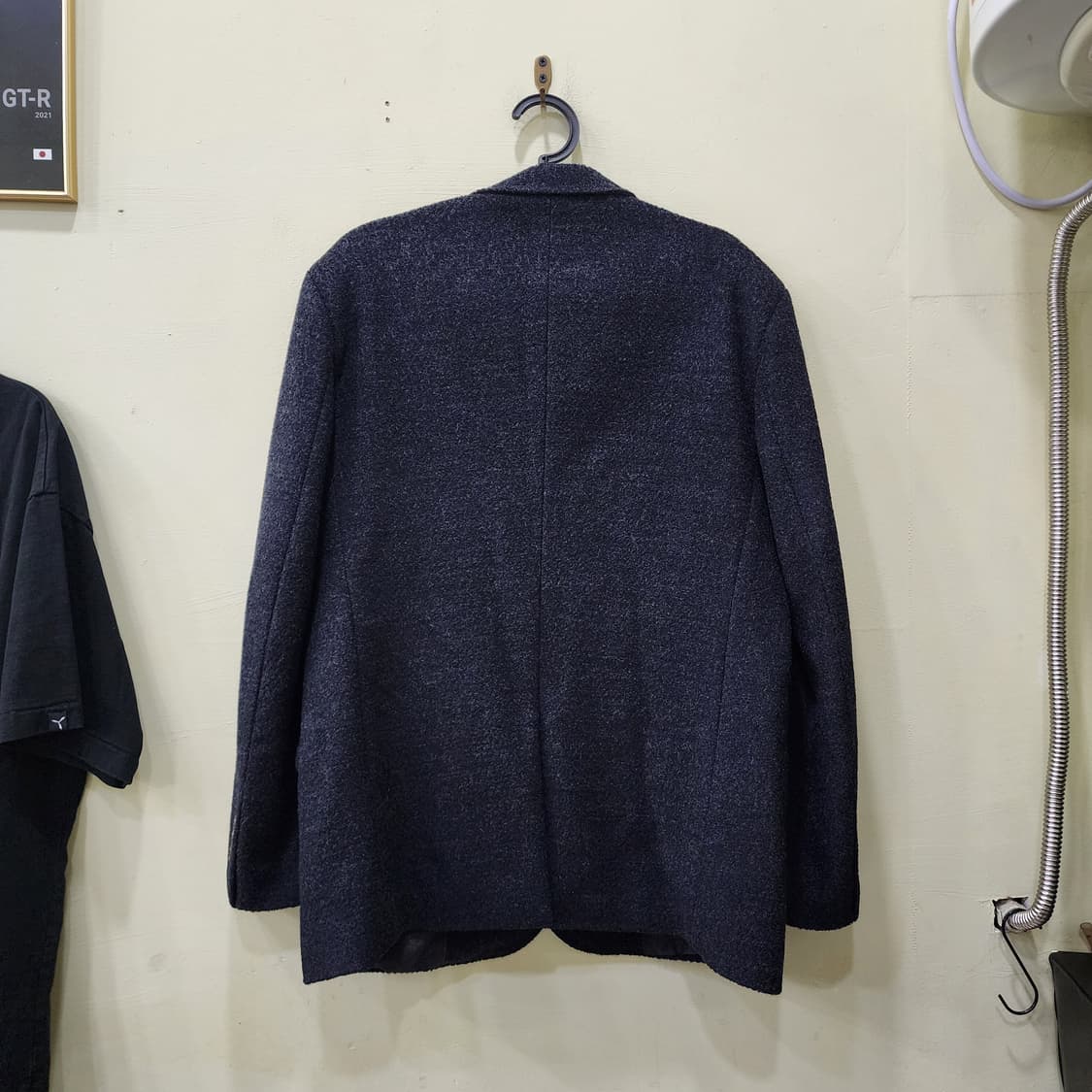 [L] Beverly Hills Polo Club 울 혼방 자켓 (차콜  상품이미지3