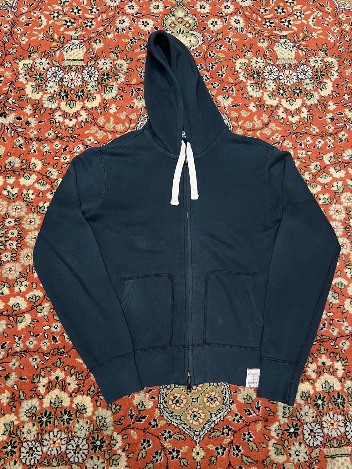 [L] 폴로 랄프로렌 투웨이 빈티지 블랙 후드집업 상품이미지1