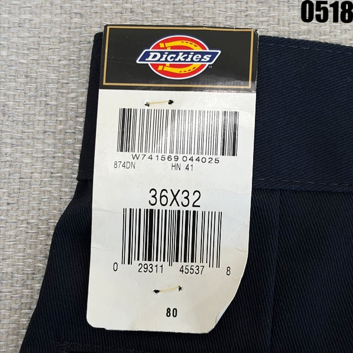 디키즈 네이비 워크 팬츠 36X32 0518 상품이미지5