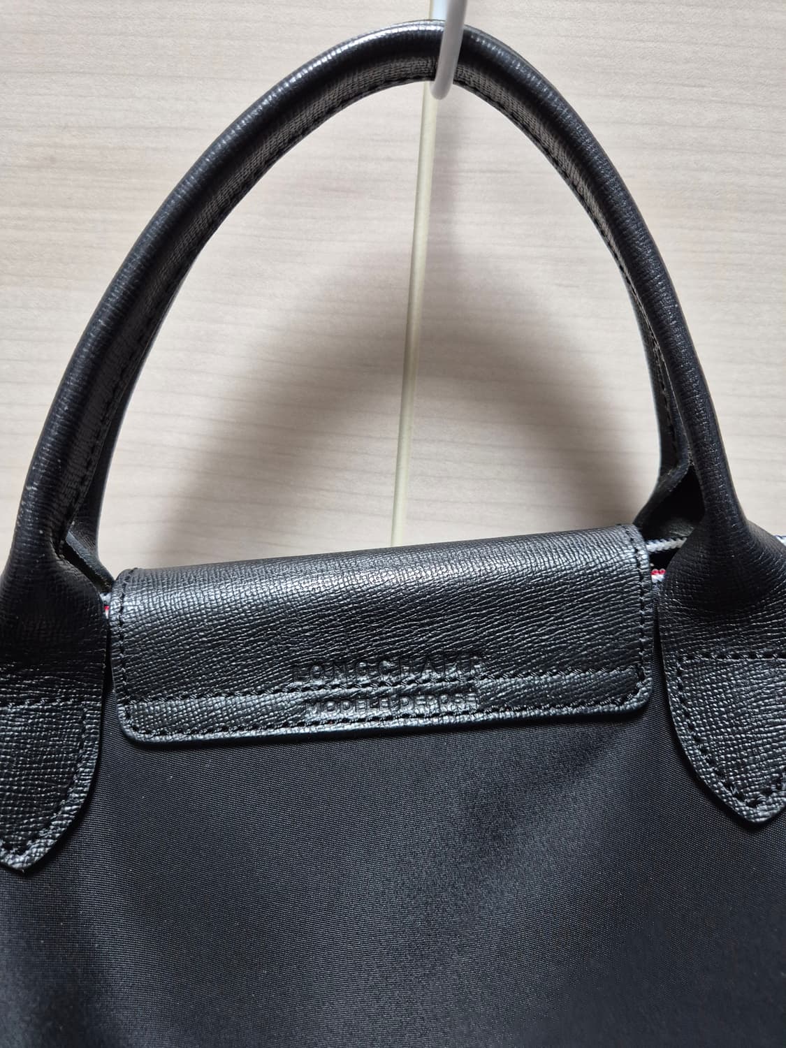 (정품) 롱샴 르플리아쥬 블랙 토트백  크로스백 상품이미지5