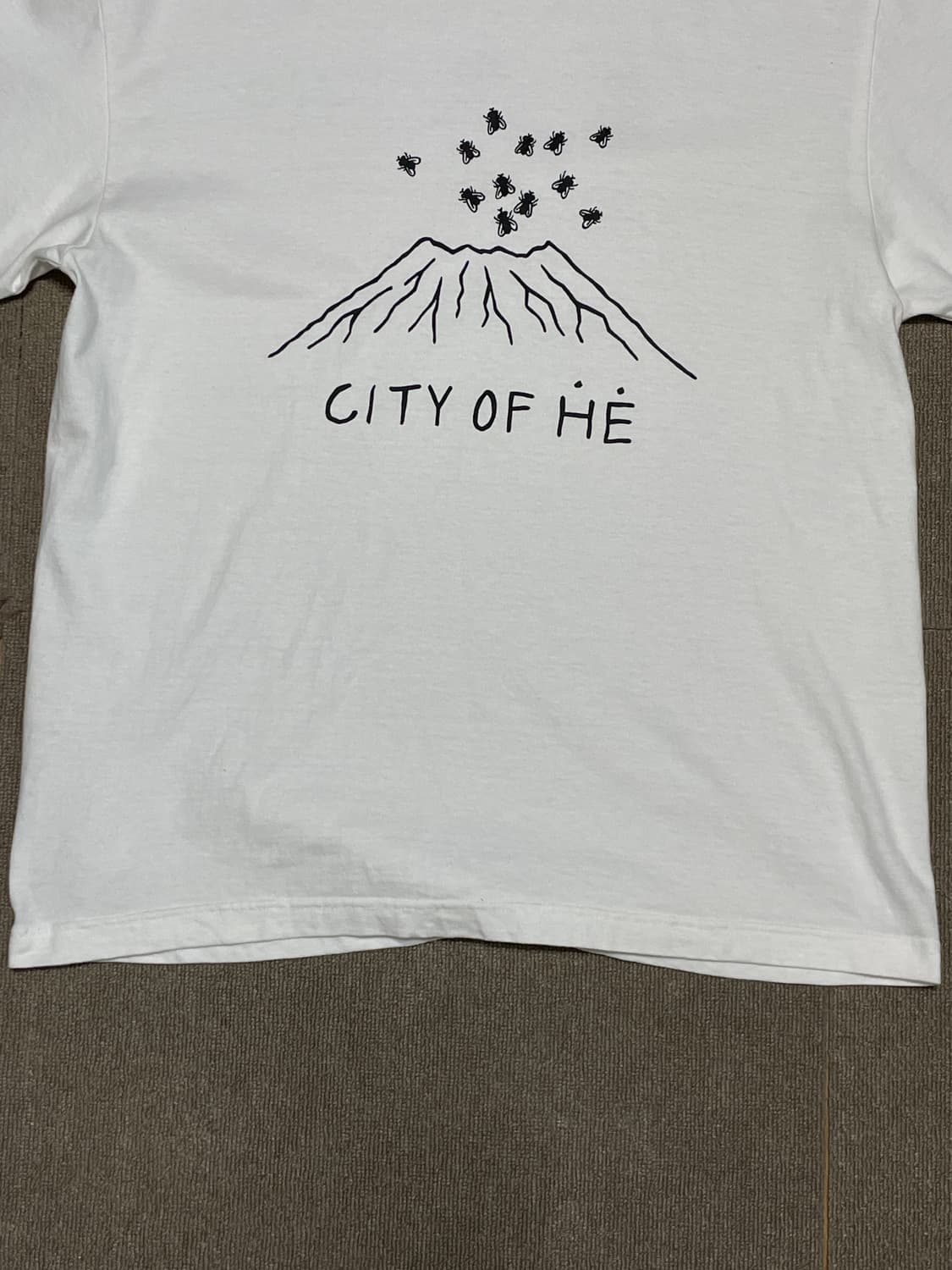 Vintage City of he 그래픽 반팔티셔츠  J02450 상품이미지2