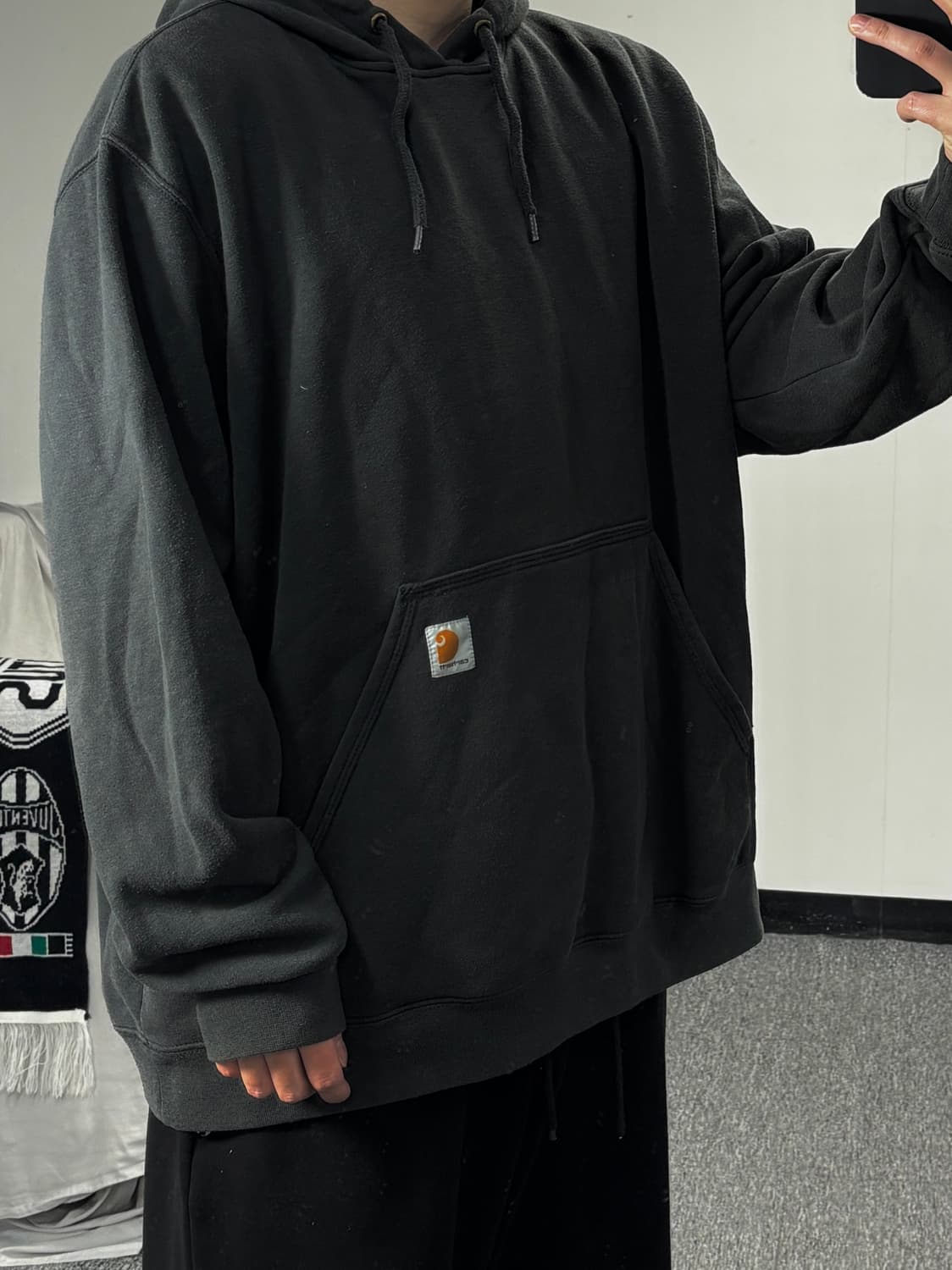 칼하트 미드웨이트 후드 티셔츠 상품이미지1