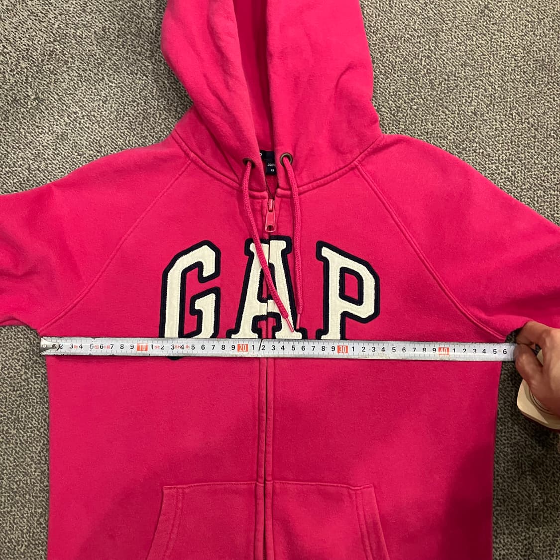 327 갭 후드집업 핫핑크 상품이미지4