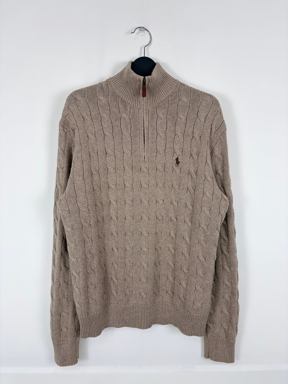 a146) 폴로랄프로렌 포니 케이블 반집업 니트 상품이미지2