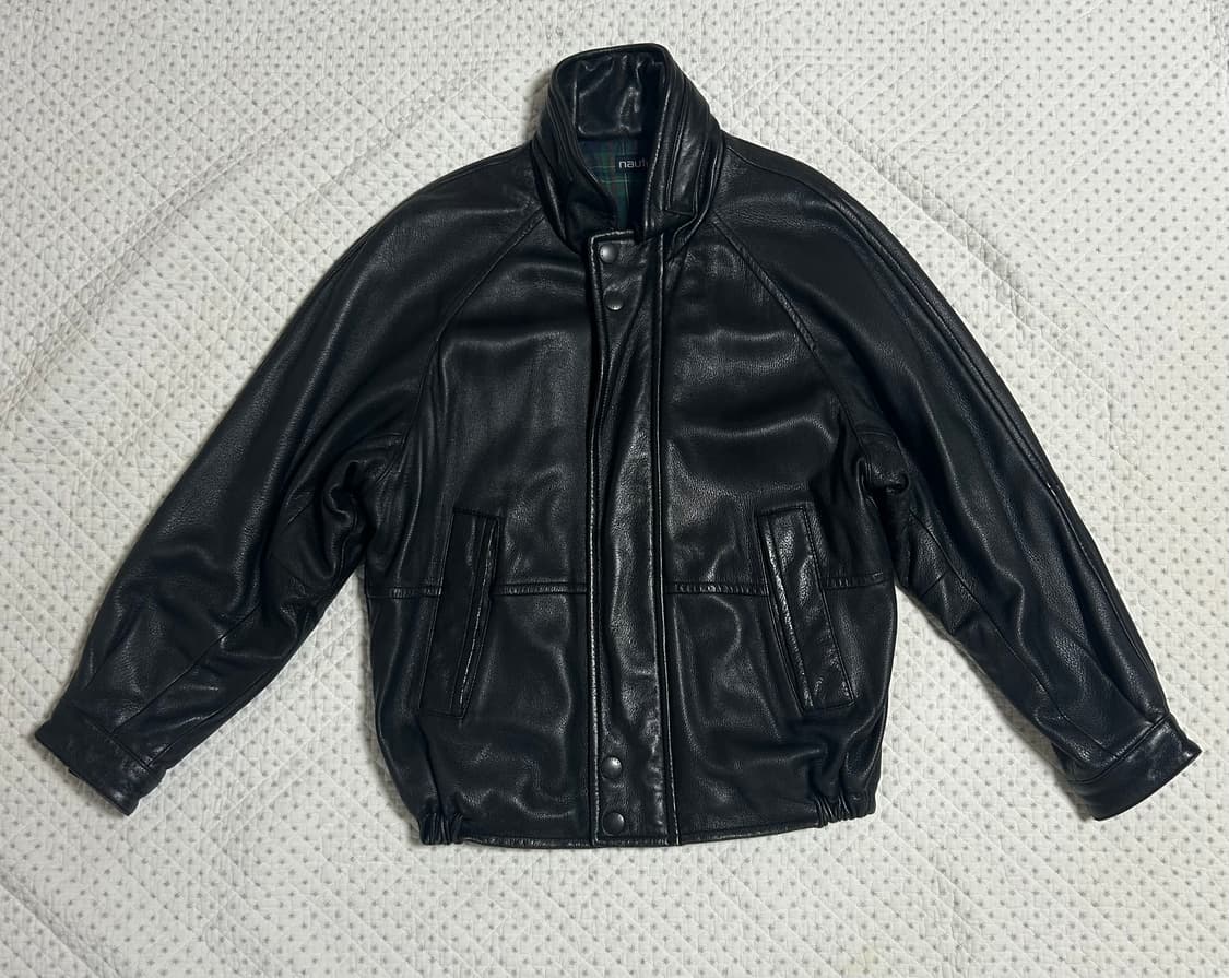 노티카 사슴가죽 봄버자켓 상품이미지1