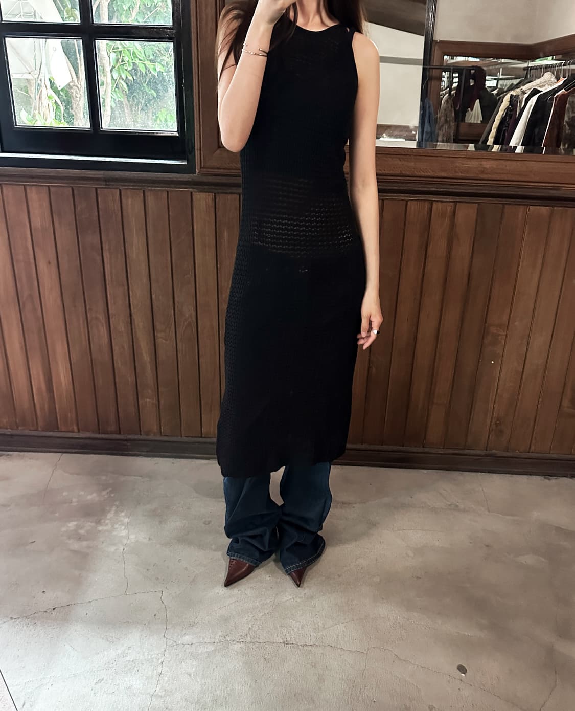 MAX & CO knit sleeveless long dress 상품이미지4