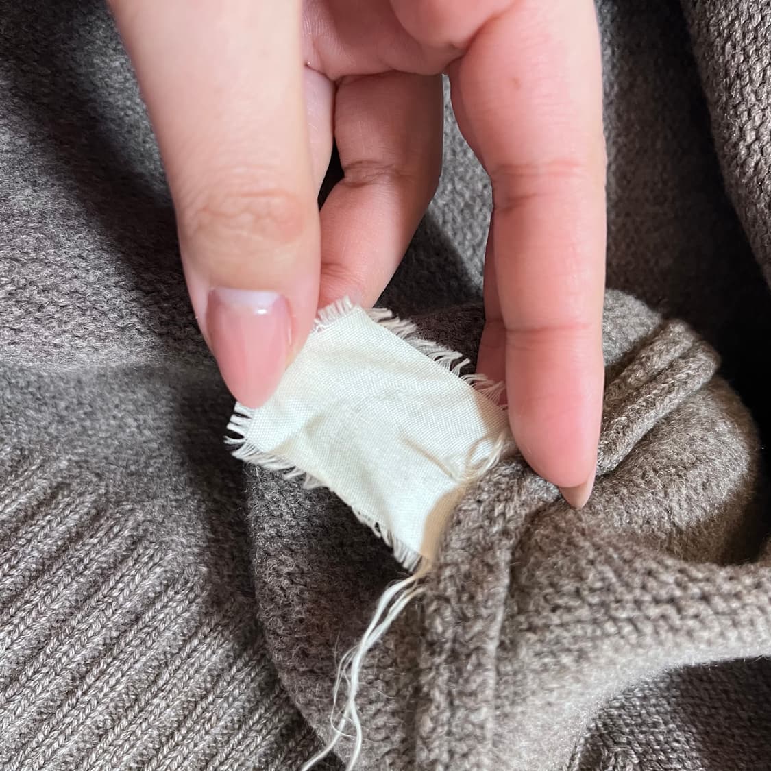 [정품] 빈폴 브라운 울 라운드 니트 [ 105 ] 상품이미지4