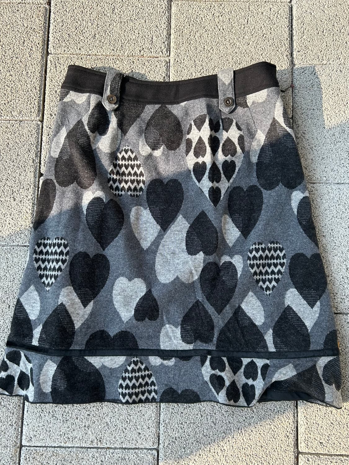 2000s JPN 니혼진 긱시크 프릴 하트 코디셋 상품이미지2