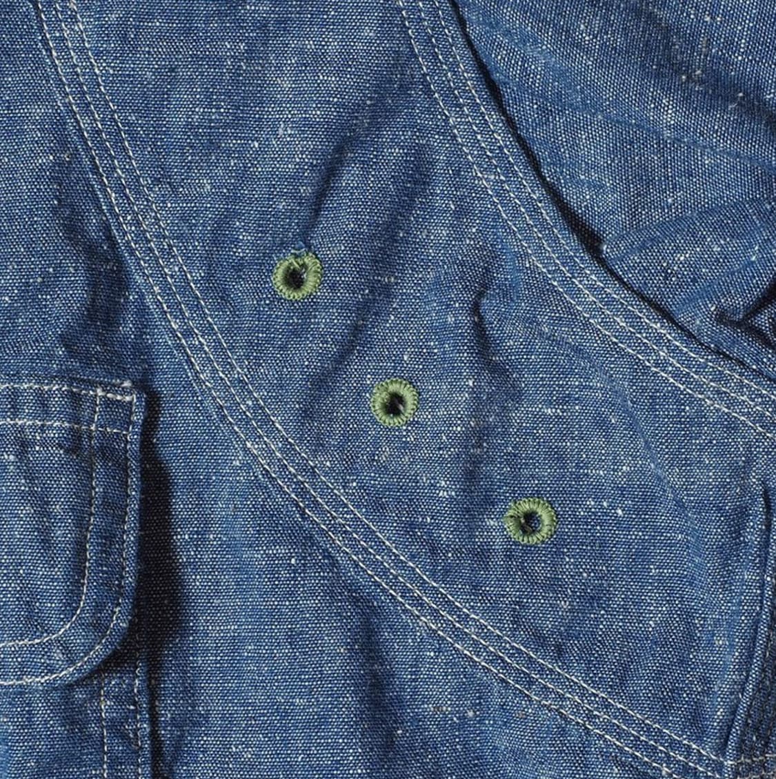 웨어하우스 Lot 3040 빈티지 트리플 스티치 샴브레이 셔츠 L(40) 상품이미지8