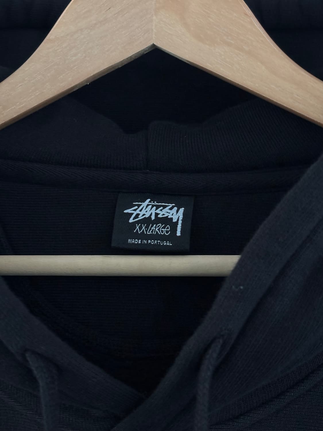 Stussy 스투시 블랙 스무스 인터내셔널 피그먼트 후드 상품이미지5