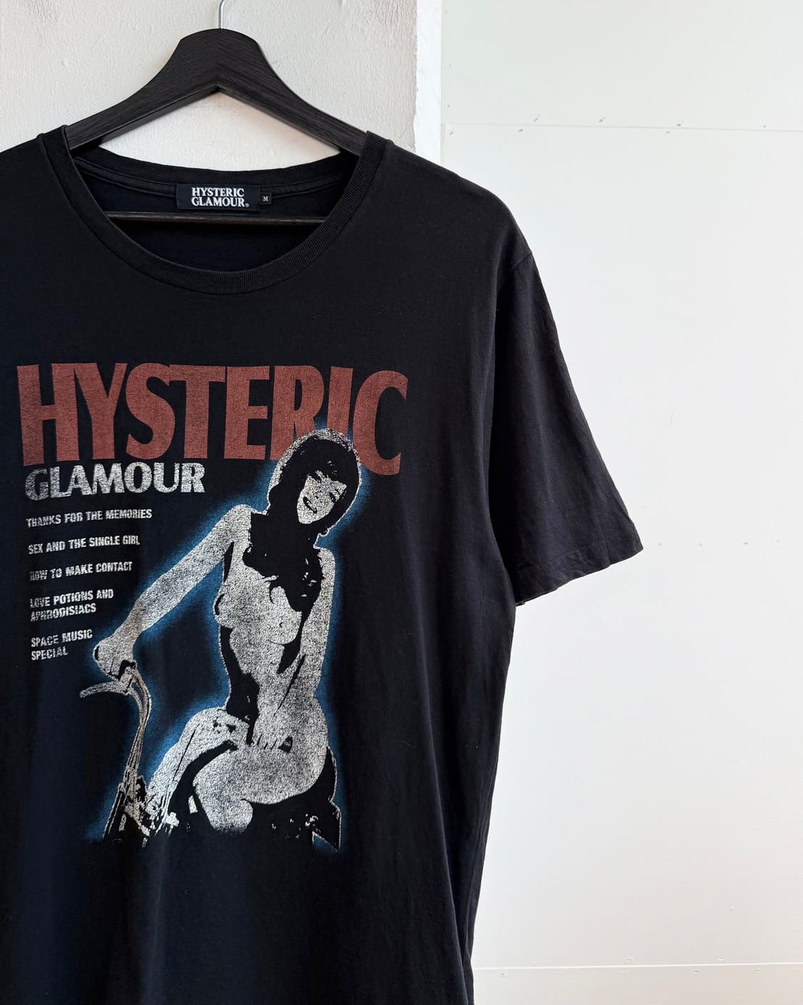 히스테릭 글래머 블랙 바이크걸 하프티  상품이미지5