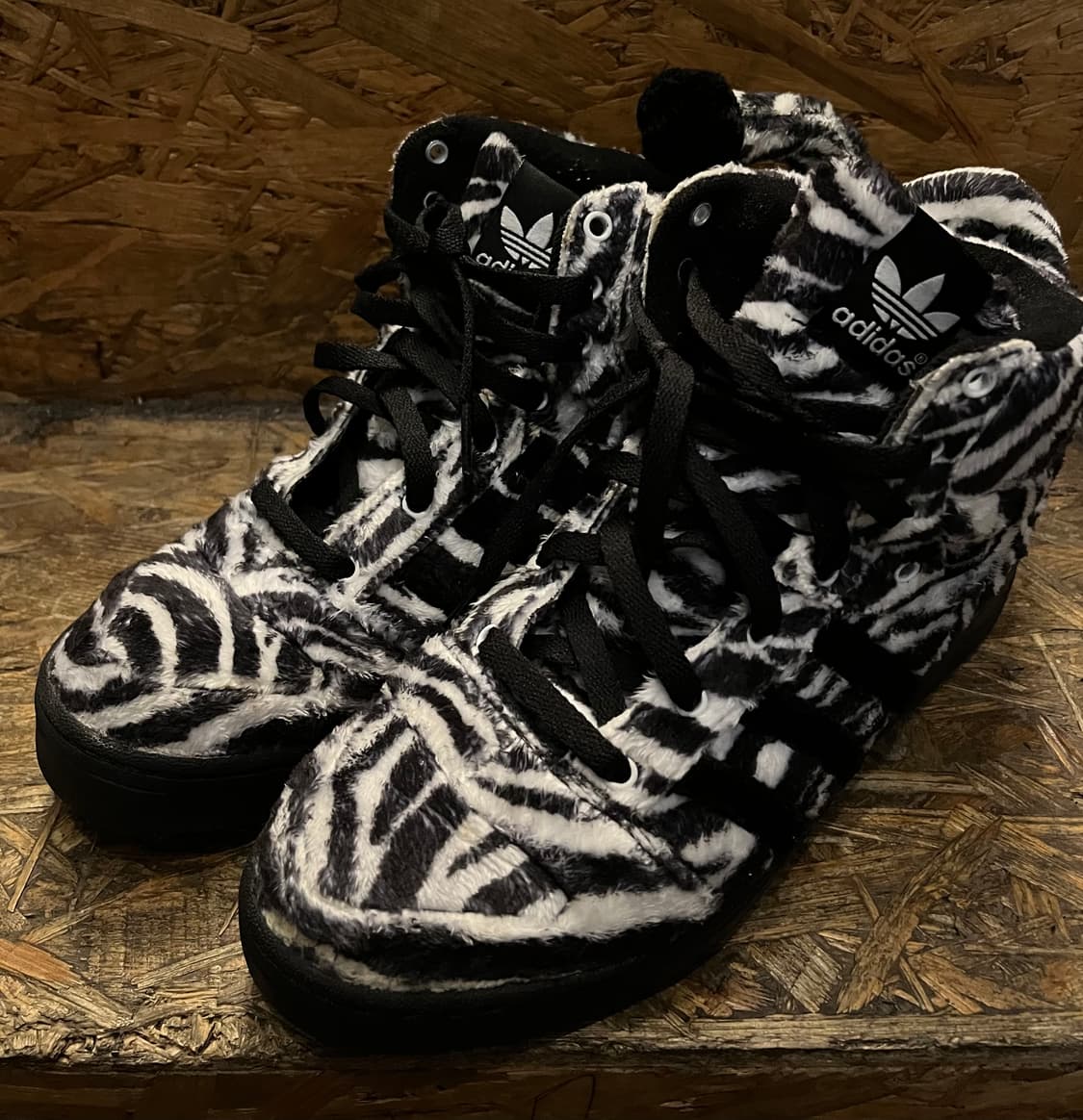 🦓 아디다스 x 제레미 스캇 JS ZEBRA 하이탑 265  상품이미지2