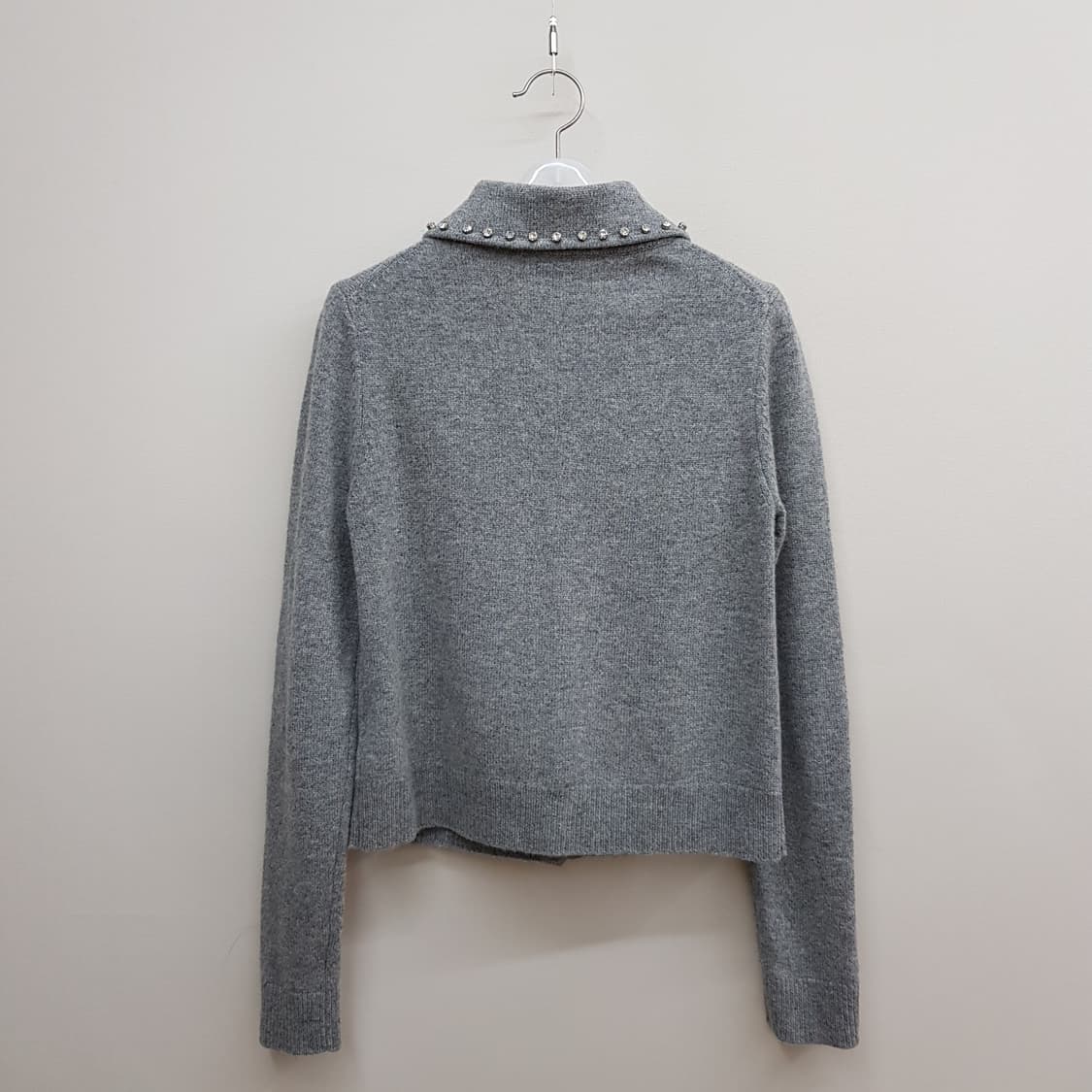 리포메이션 Reformation 스터드 카라 울 가디건 S사이즈 상품이미지5