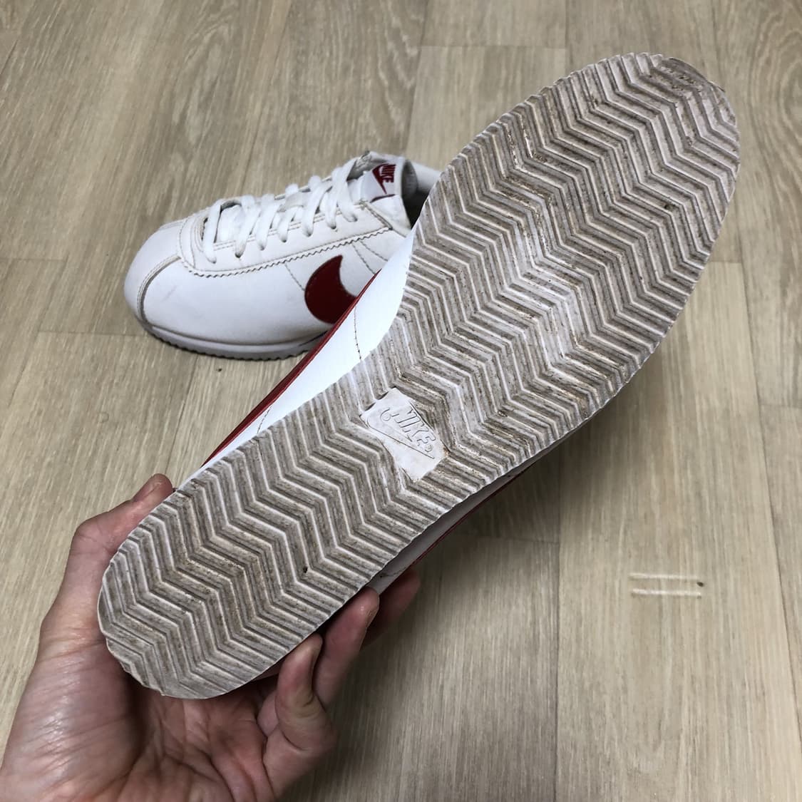 (275) 나이키 NIKE 코르테즈 포레스트검프 화이트 레드 블루 상품이미지4