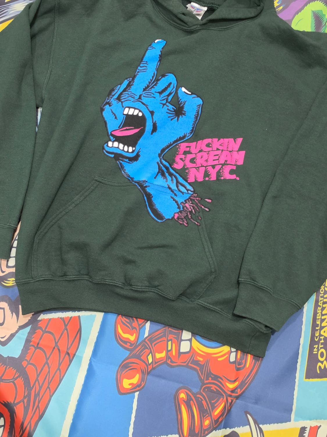 00's Fuckin Scream 후드 M 상품이미지6