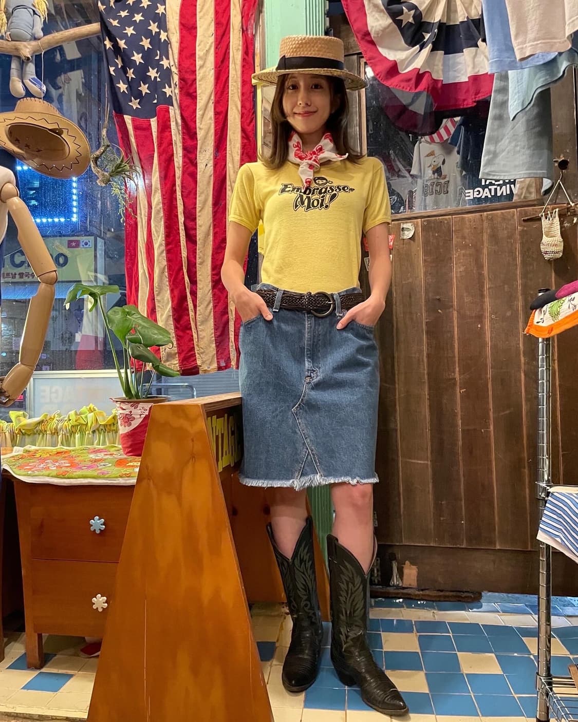 1970-80's Vintage Embrasse-Moi! T-shirt 상품이미지10