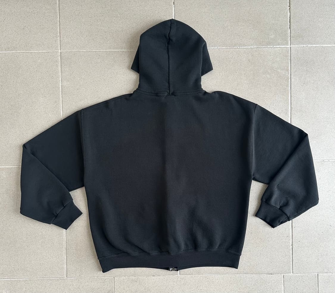 90s 빈티지 러셀 후드집업 블랙 L 상품이미지2