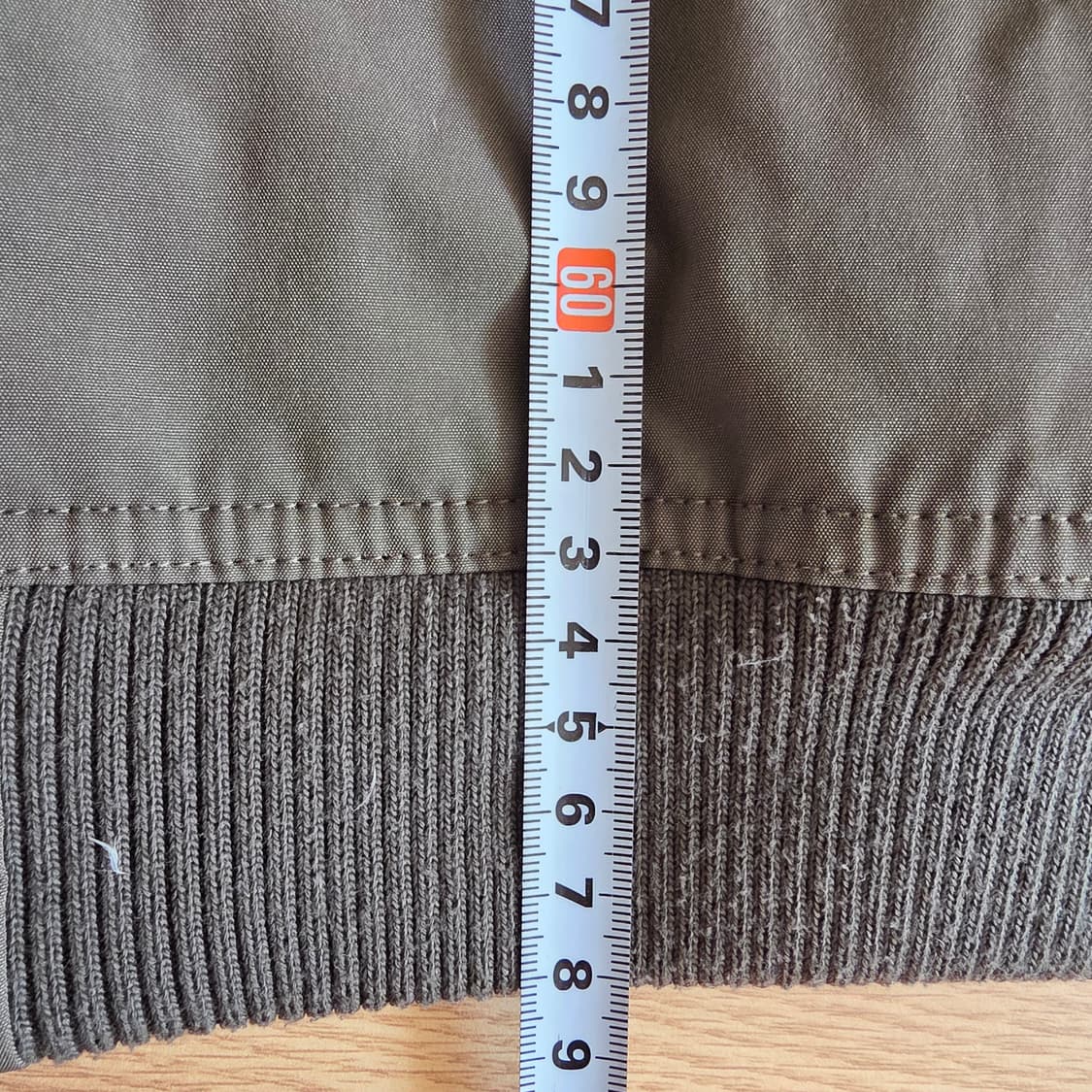 TATE 후드 MA-1 봄버 자켓 카키색 100 상품이미지9