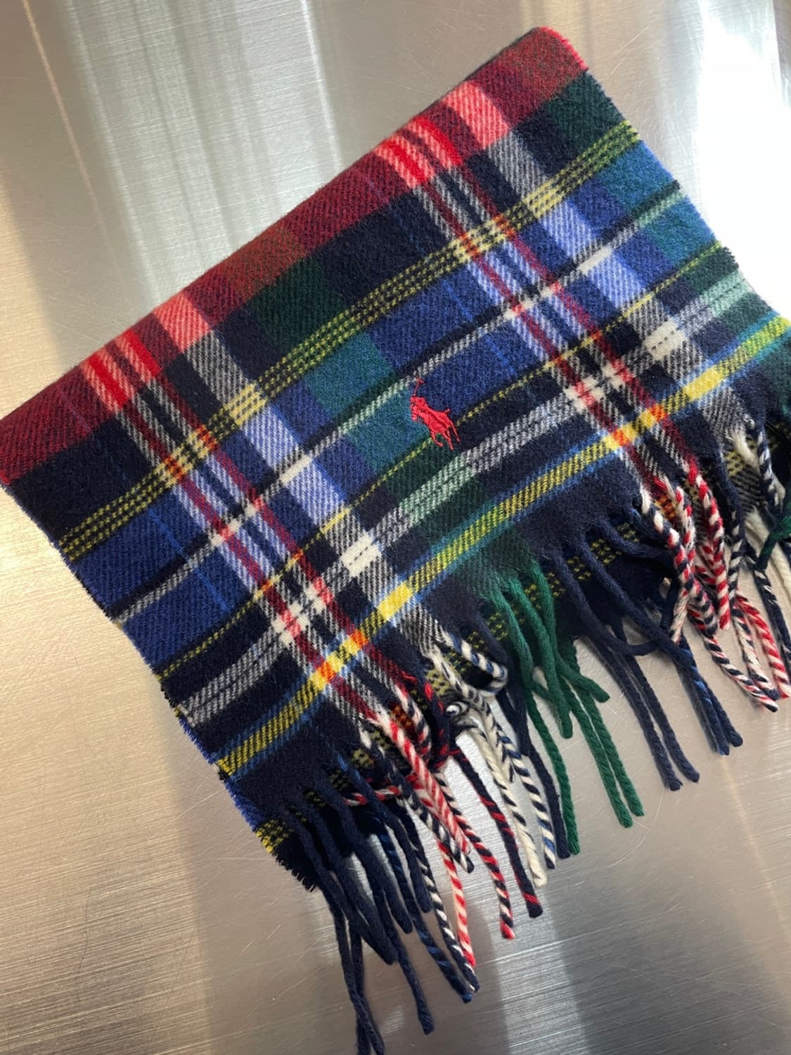 폴로 랄프로렌 체크 울 머플러  상품이미지1