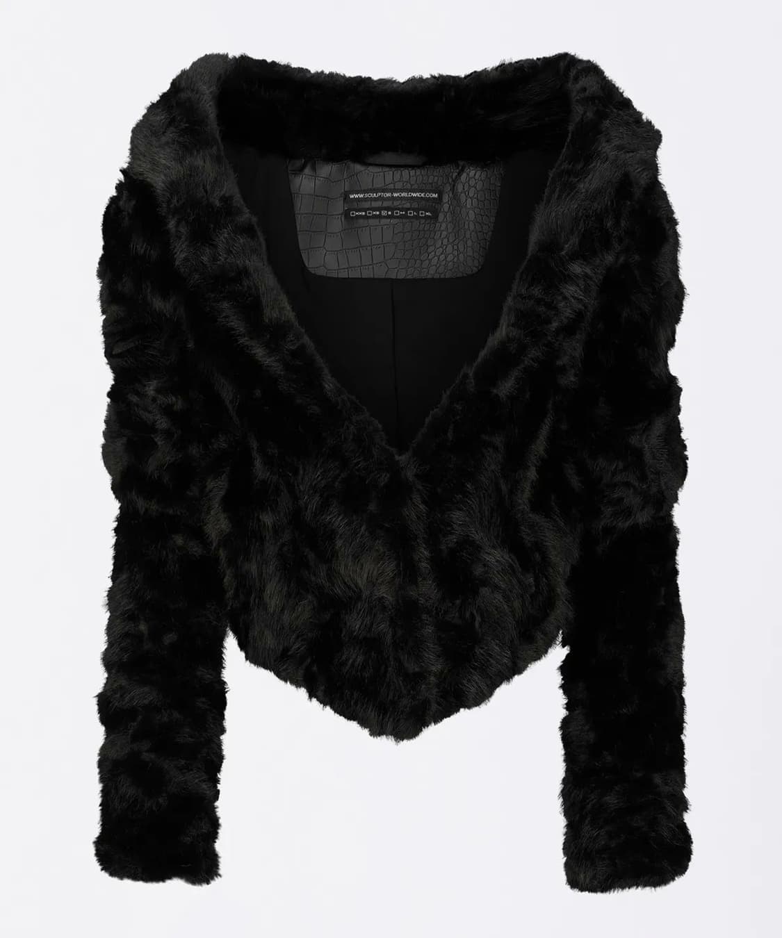 새상품) 스컬프터 Faux Fur Corset Jacket 아사 착용 상품이미지1