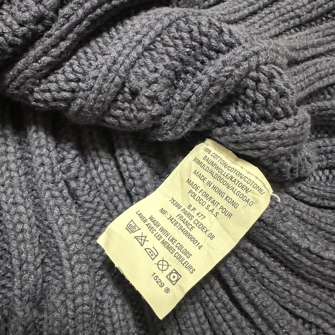 폴로 브이넥 니트 상품이미지4