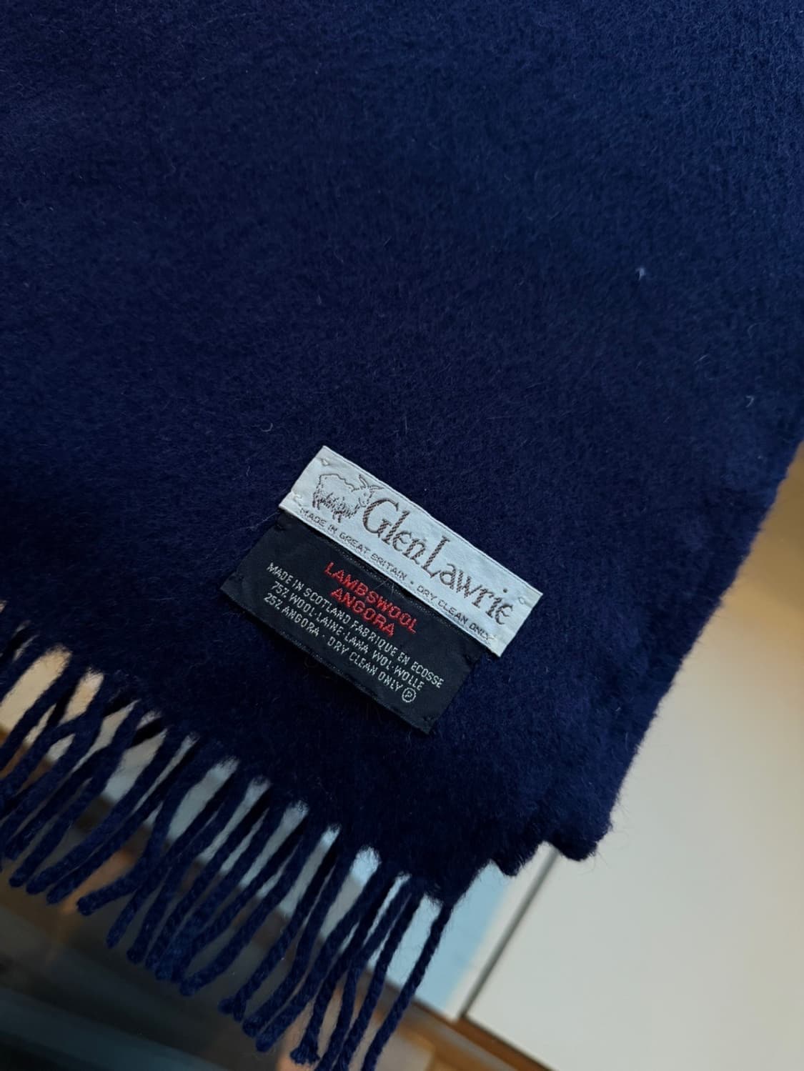 글렌 로리 스코티쉬 앙고라 울 머플러 상품이미지4