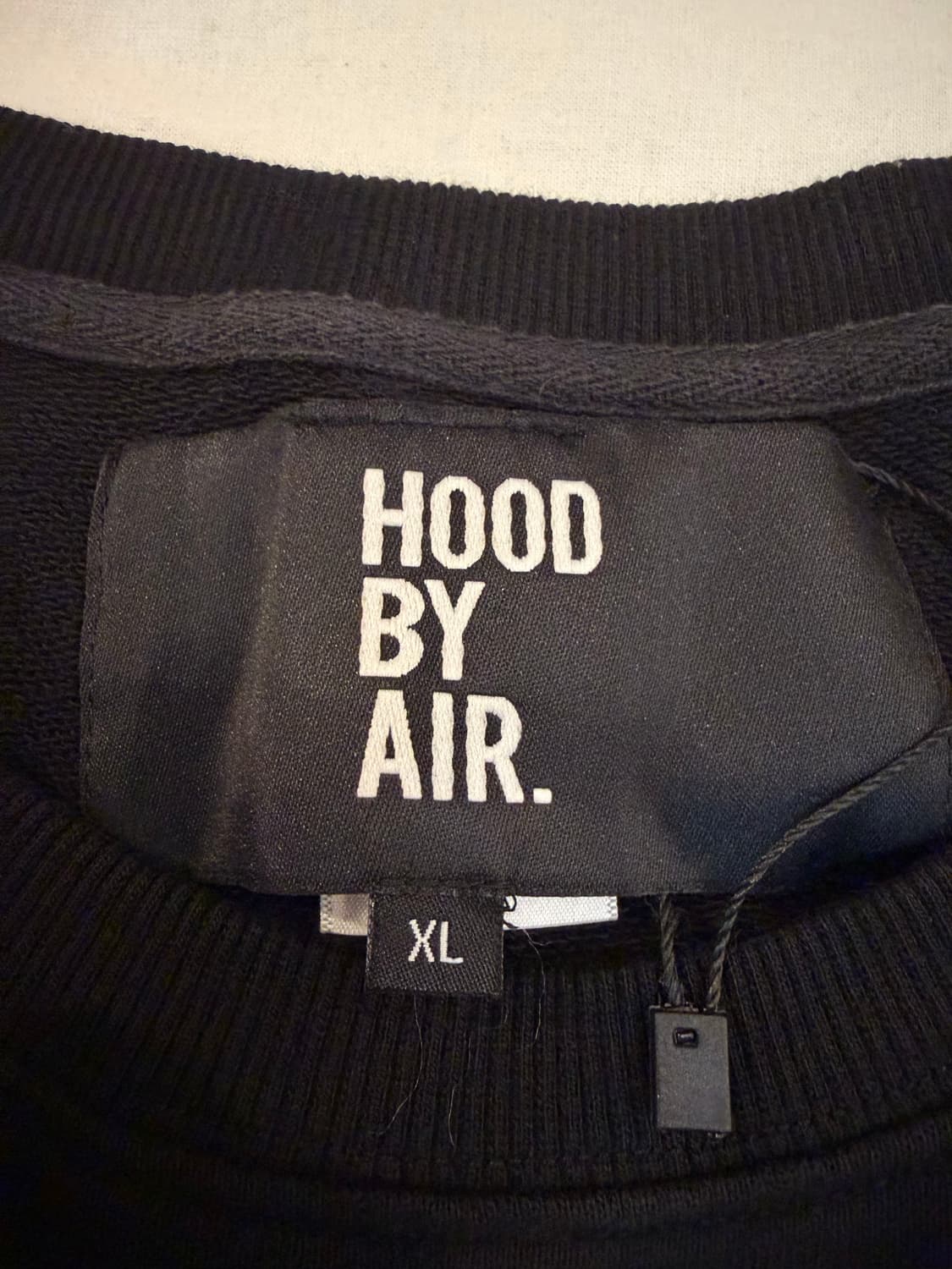 HBA 후드 바이 에어 맨투맨 롱슬리브 블랙 상품이미지4