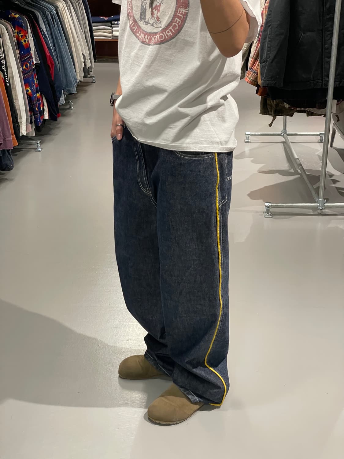 빈티지 올드스쿨 데님팬츠 상품이미지1