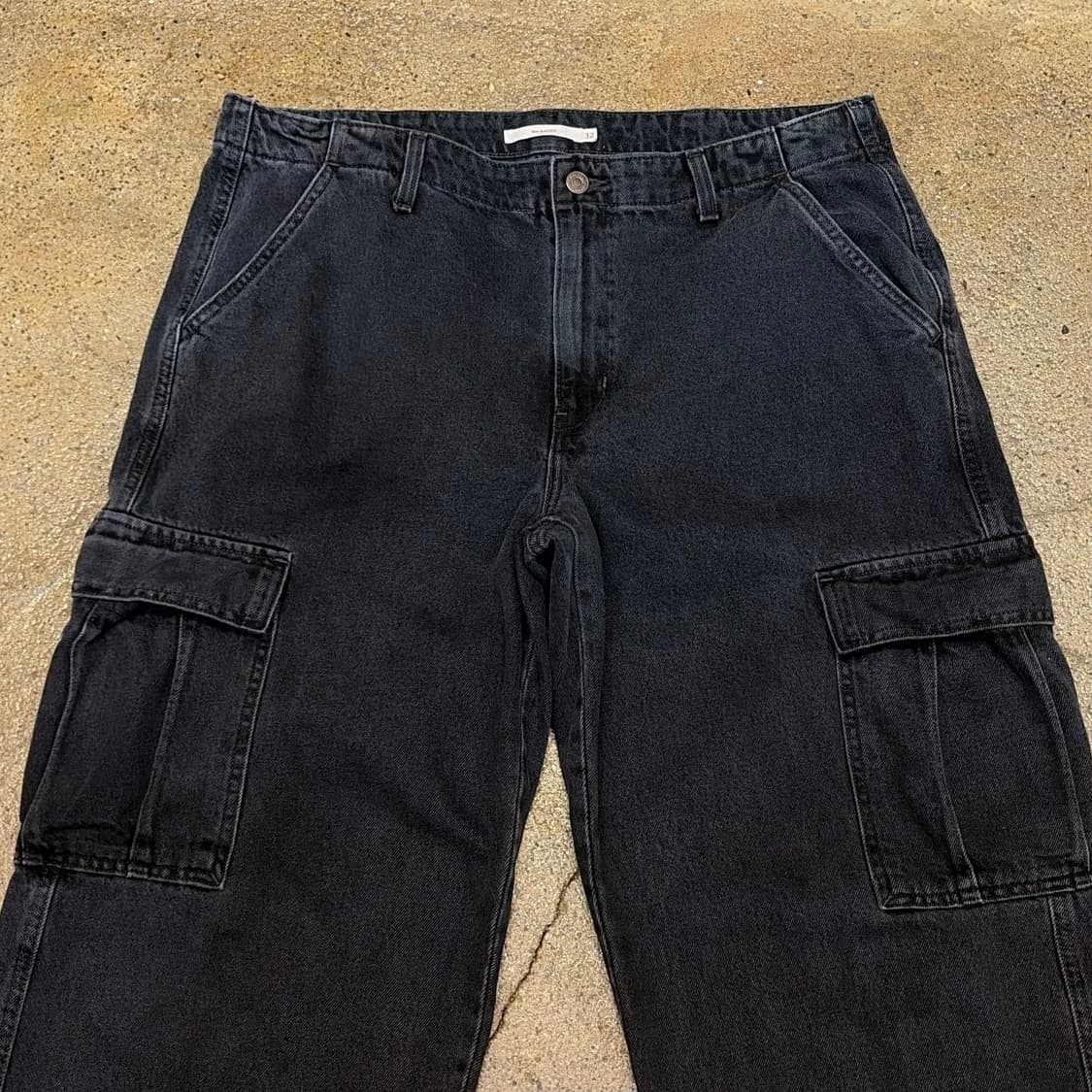 USA 빈티지 리바이스 94배기 블랙진 카고 청바지 상품이미지2
