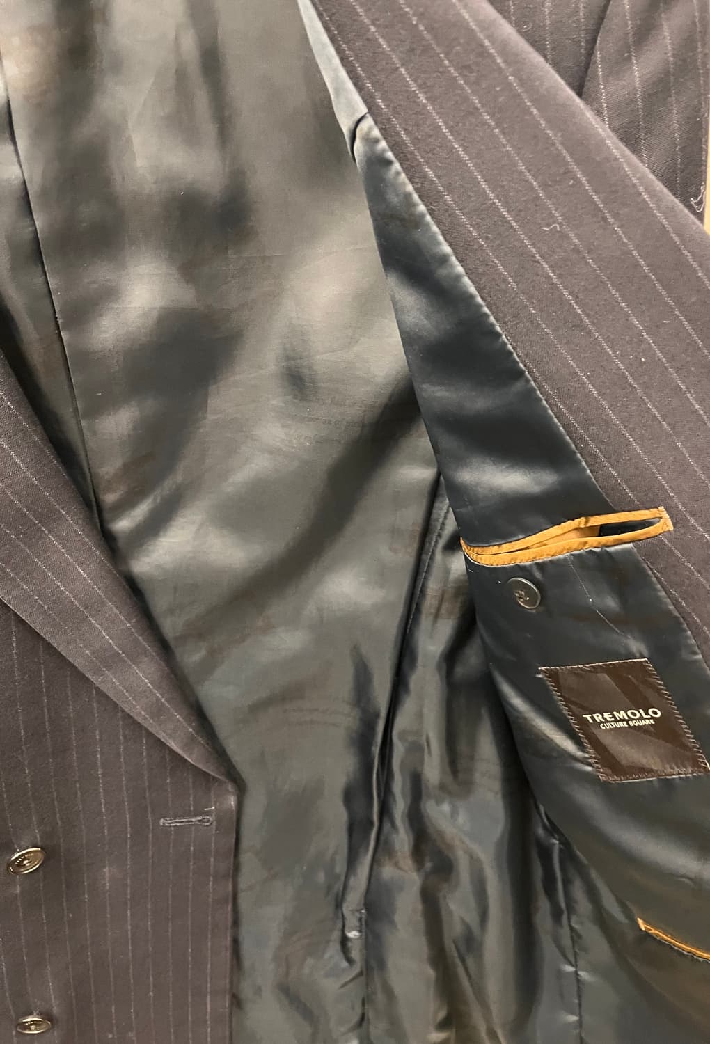 트레몰로 TREMOLO 스트라이프 더블 자켓 110 상품이미지2