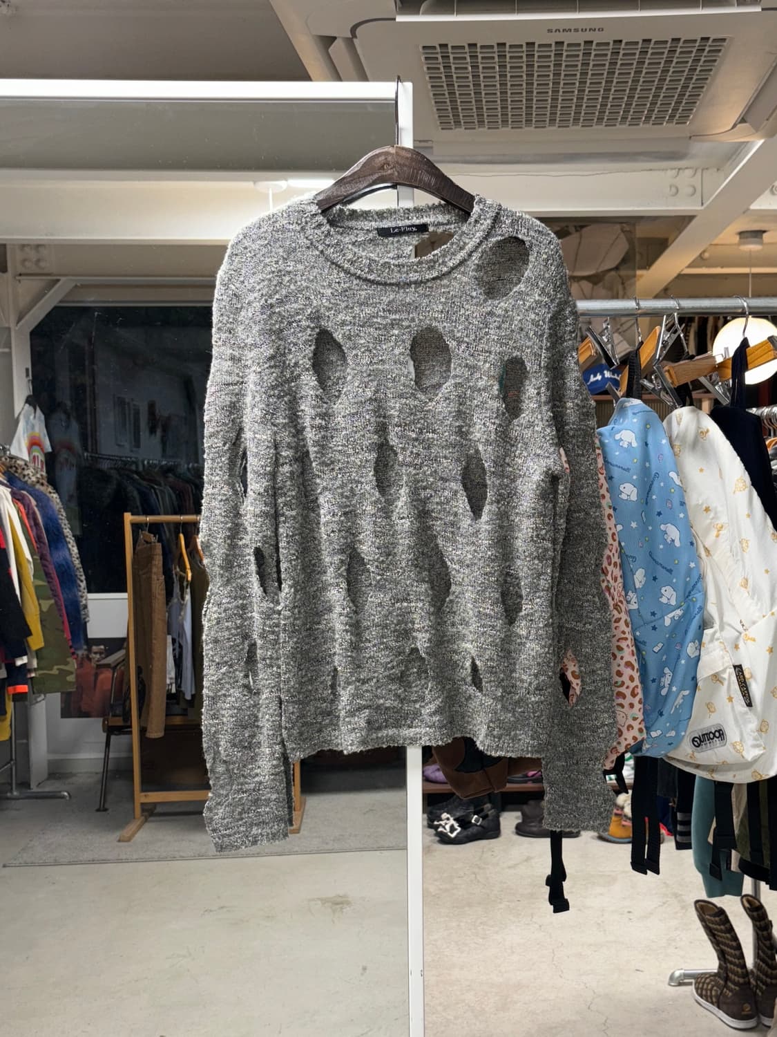 Le-fluy 데미지 니트 상품이미지1