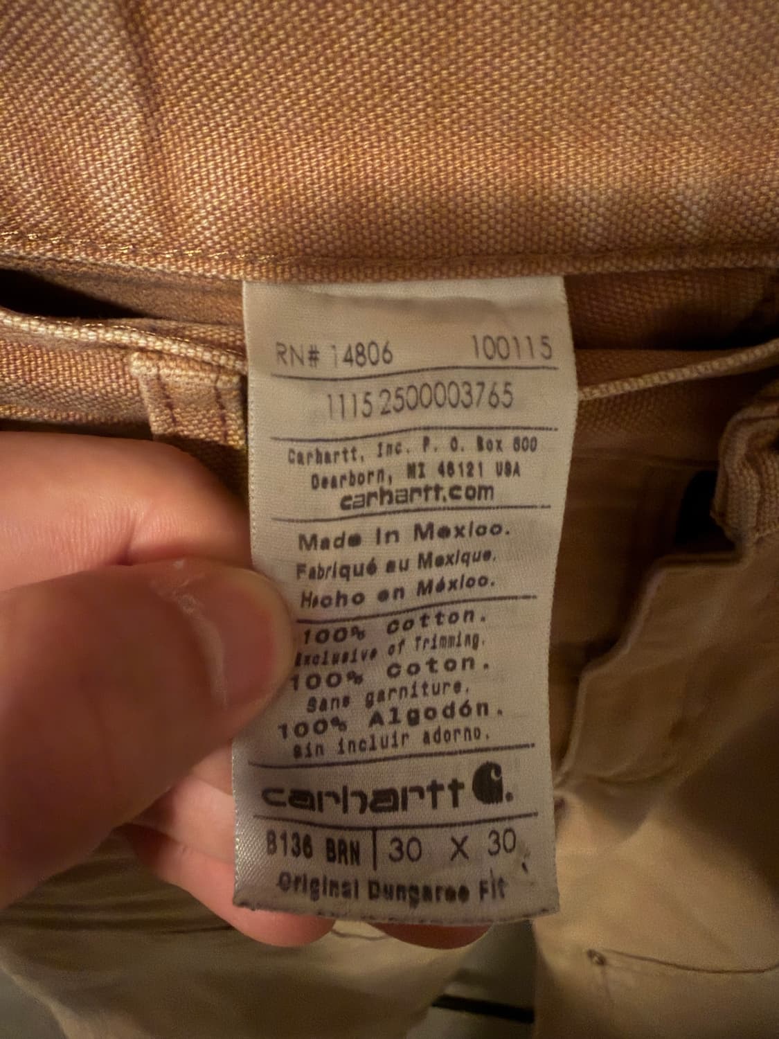 Vintage Carhartt Double Knee Pants 상품이미지7