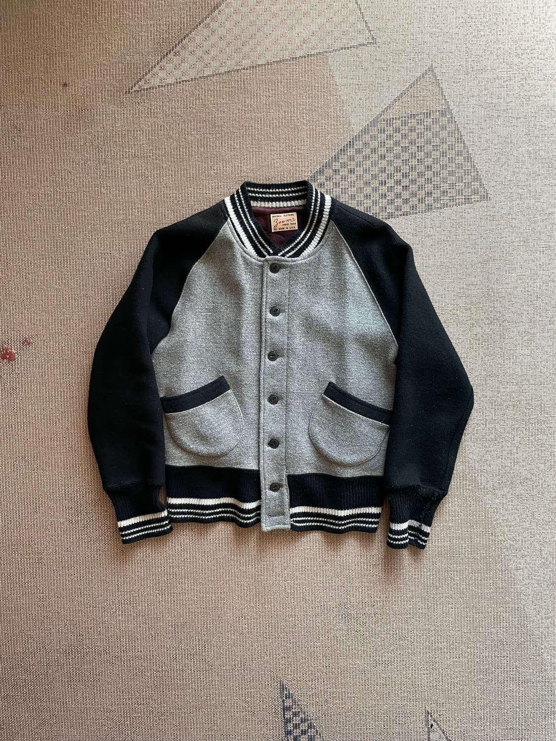 American vintage 체인스티치 울 자켓 상품이미지2