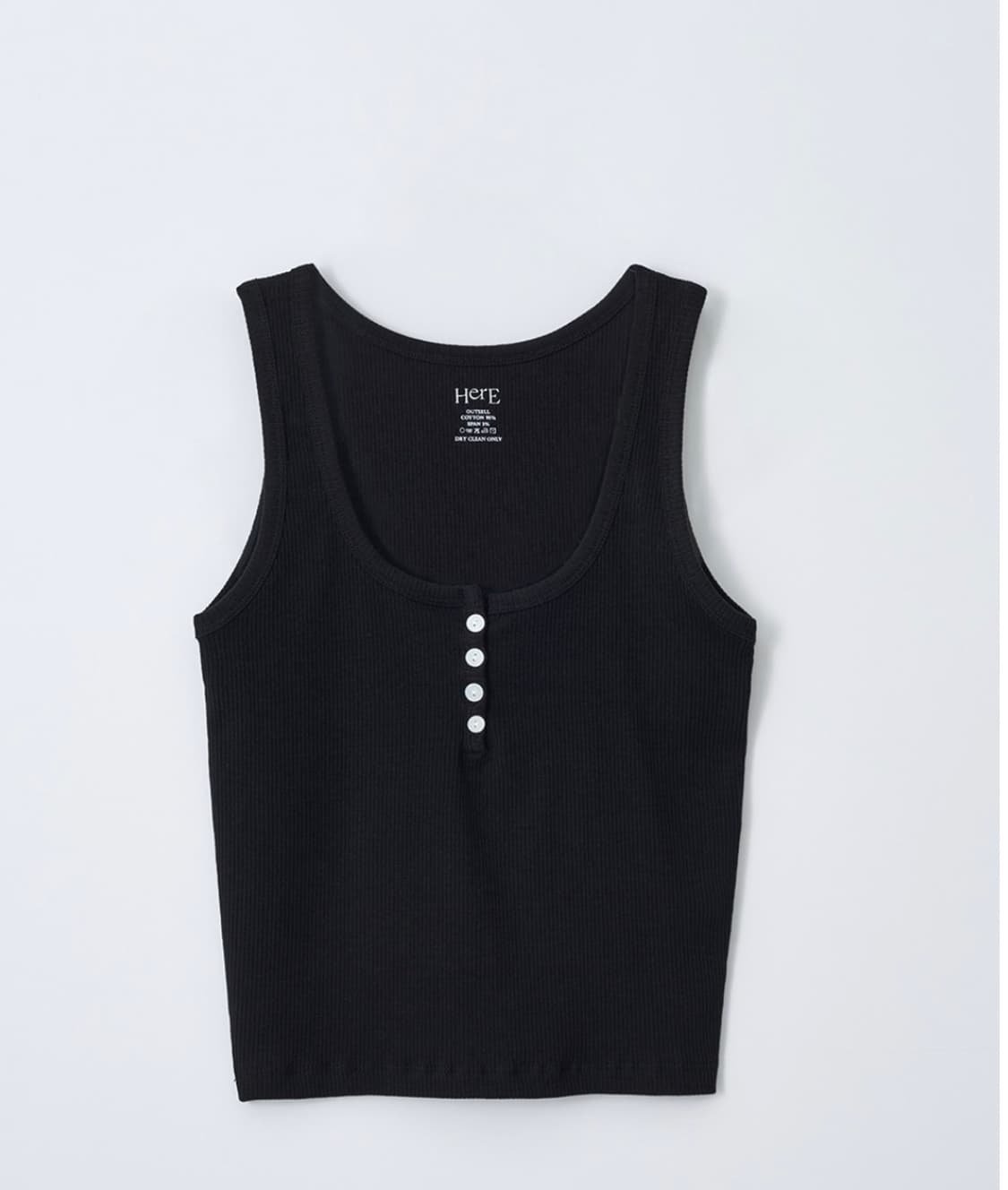 더 히어 Round Button Sleeveless 버튼 슬리브리스 상품이미지4
