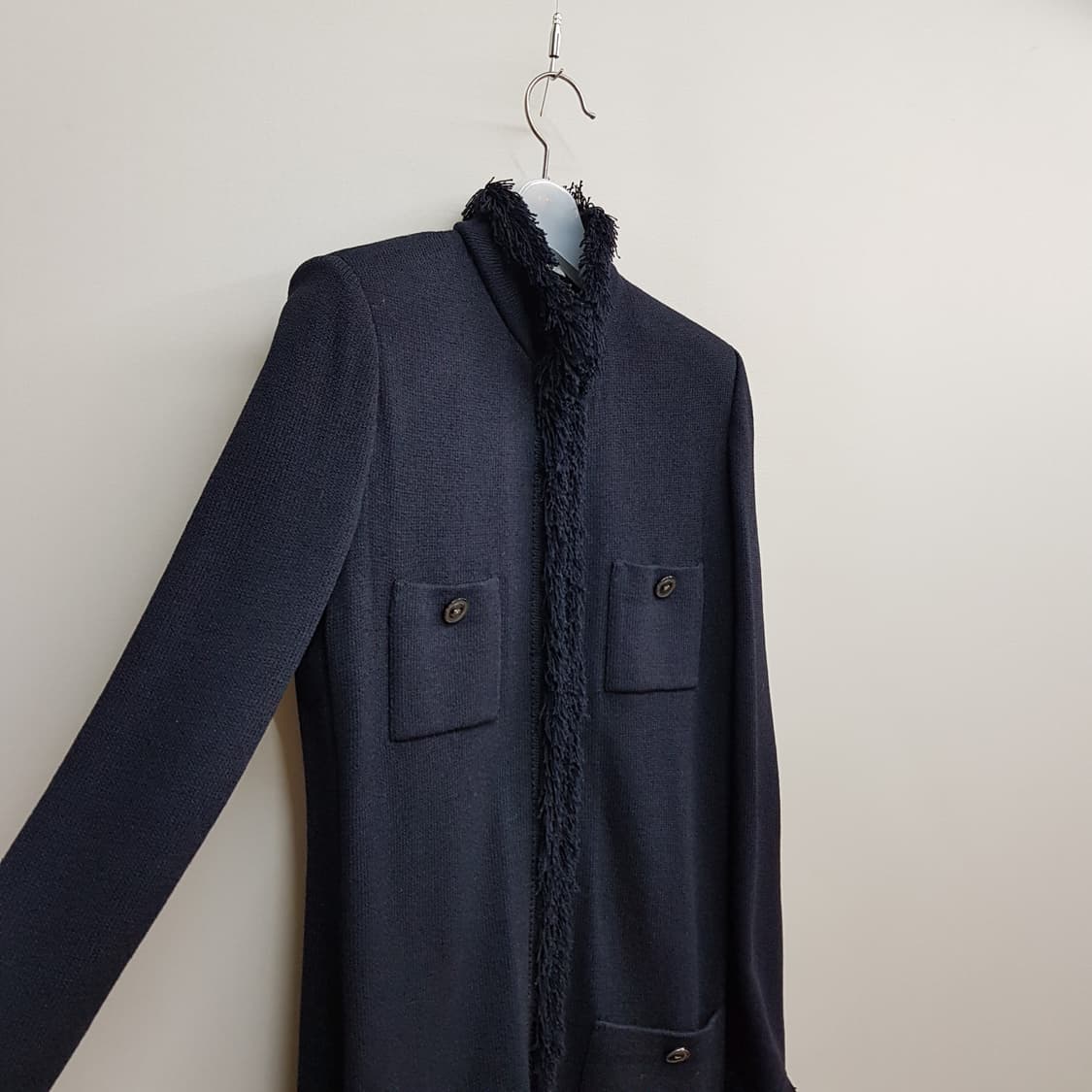 STJOHN 센죤 프린지 트리밍 롱 니트 코트 4사이즈 상품이미지3