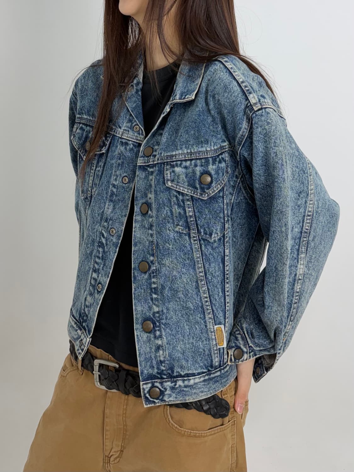 빈티지 데님 자켓 상품이미지2