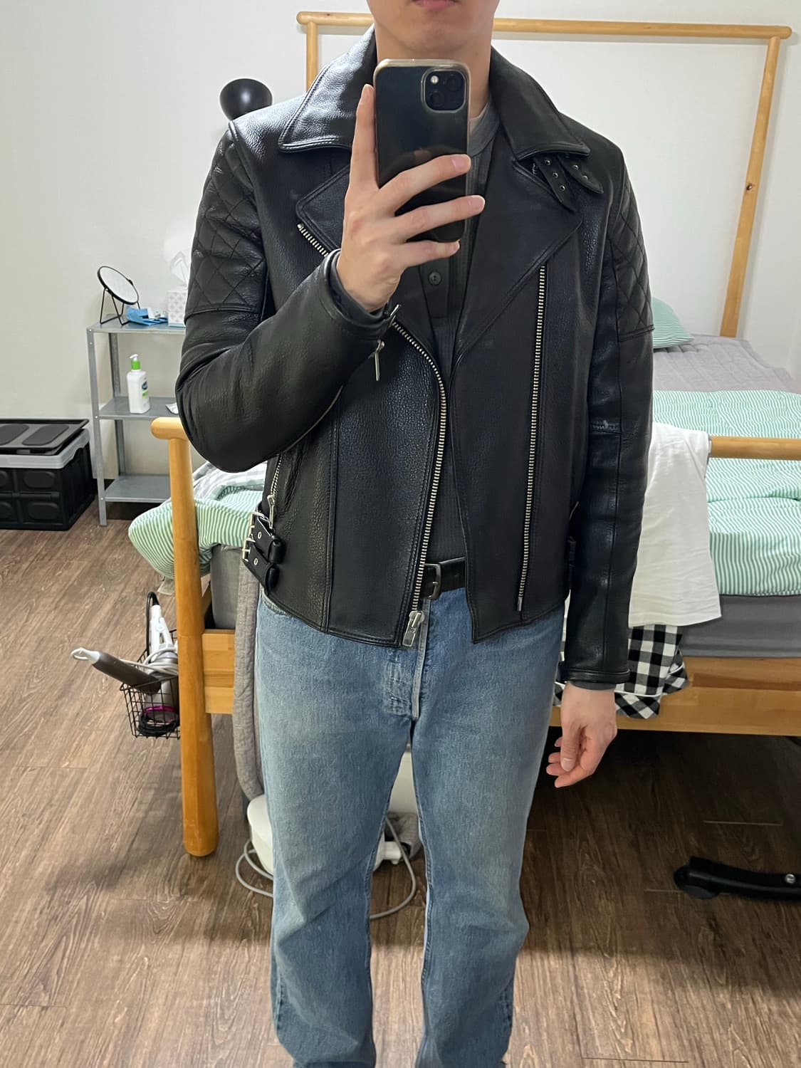 Schott 쇼트 라이더 자켓 상품이미지1