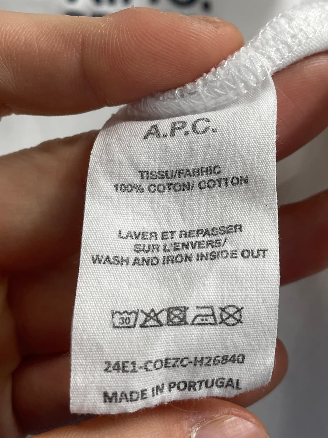 A.P.C 아페쎄 루 마담 자수 반팔티 (on.443) 상품이미지6