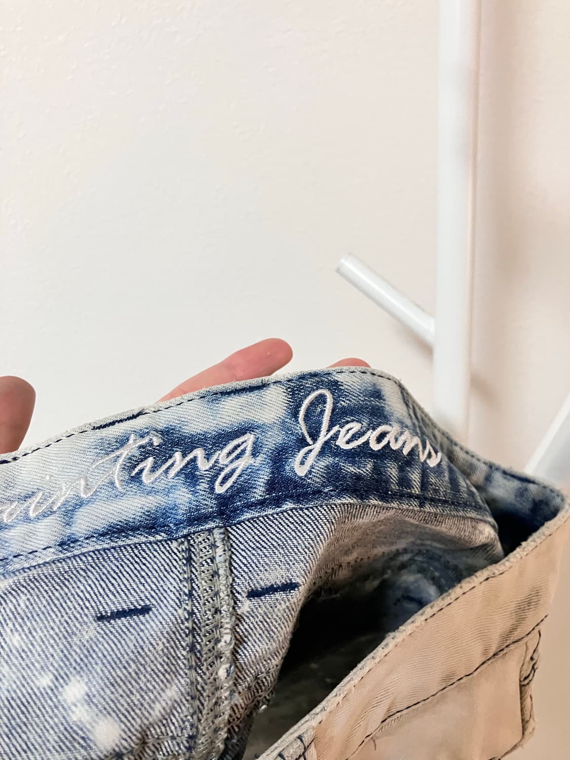 Ask 에스크 애스크 유니언잭 데님 미니스커트 y2k 오네갸루 그런지 상품이미지6