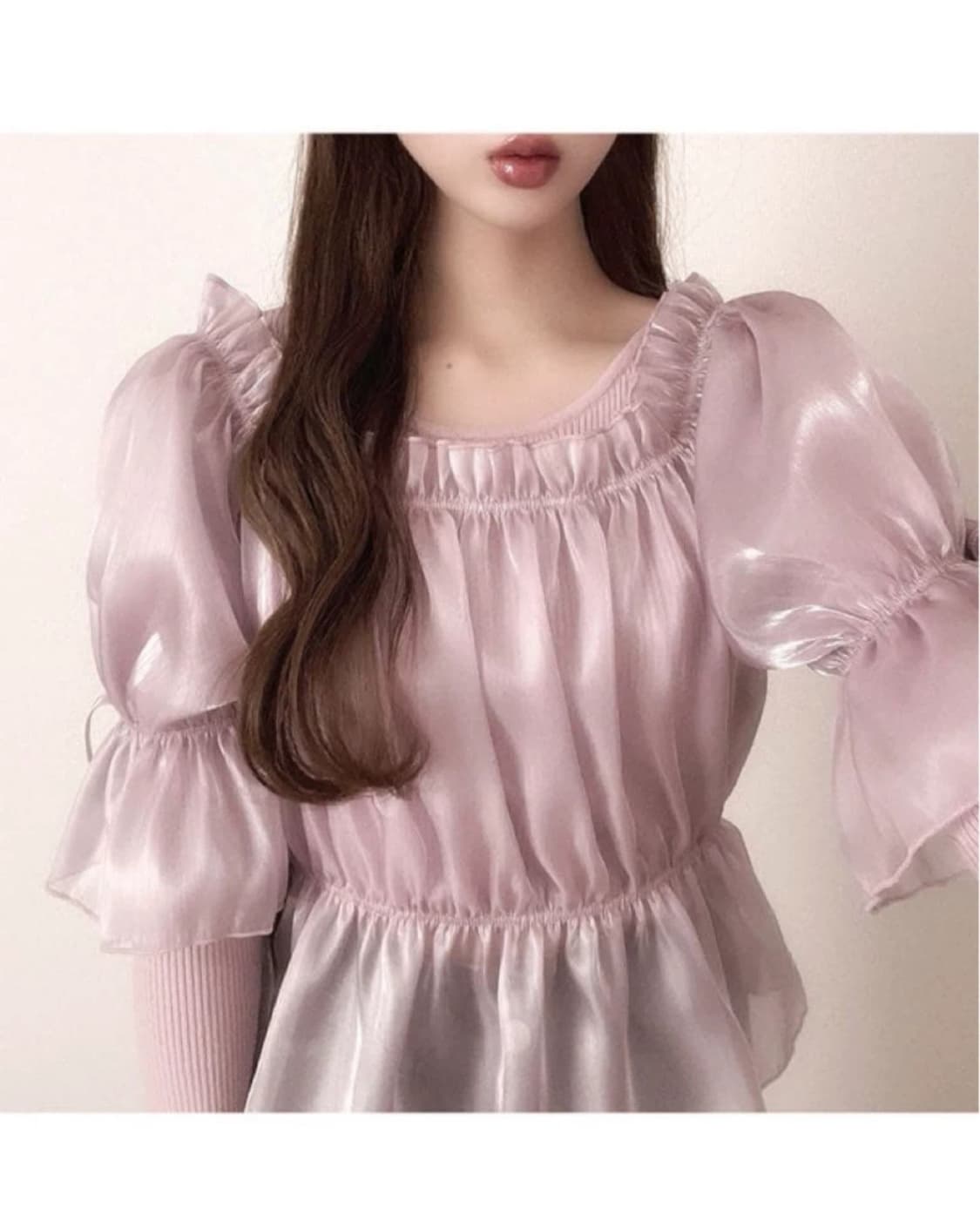 GRL 니트 블라우스 세트 수지니트 스나이델 상품이미지4