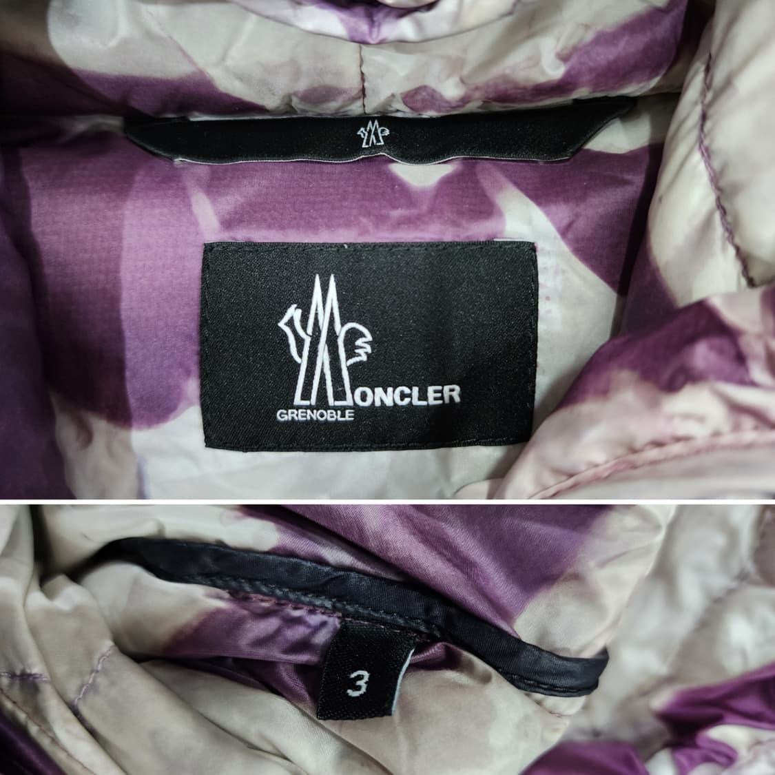 몽클레어 리브스 타이다이 구스 다운 후드 경량 패딩 3 상품이미지8