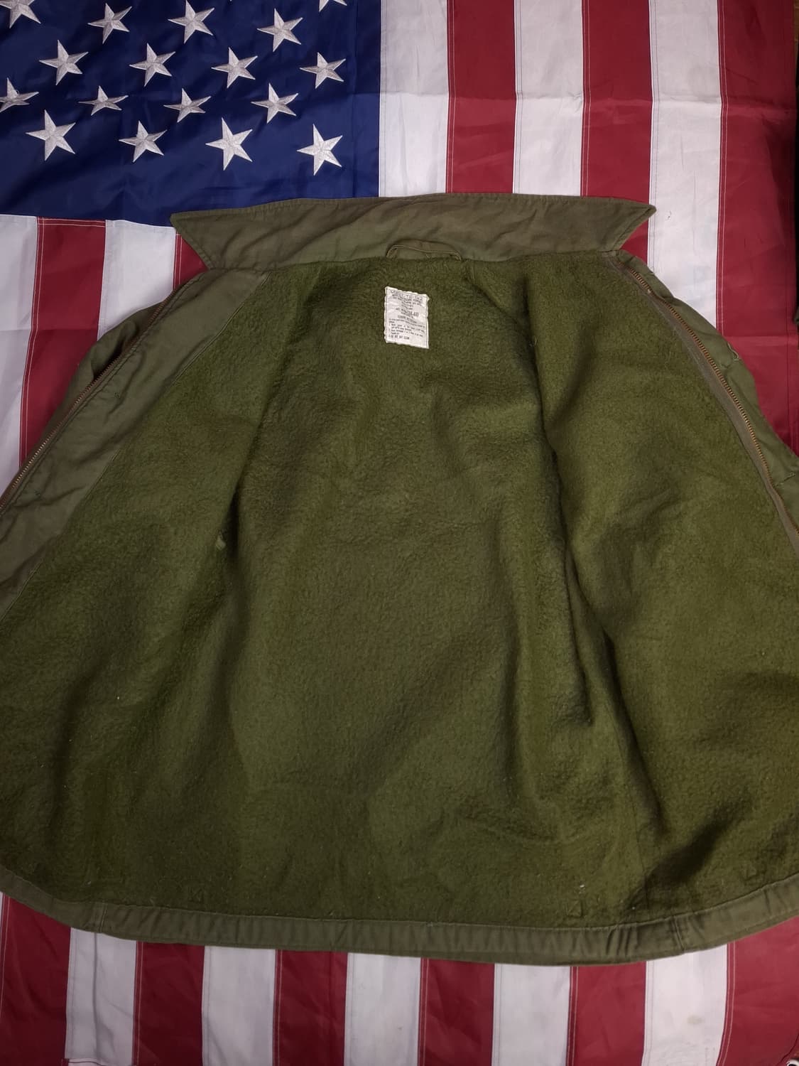 오리지날 미해군 지급용 A-2 덱자켓 상품이미지8