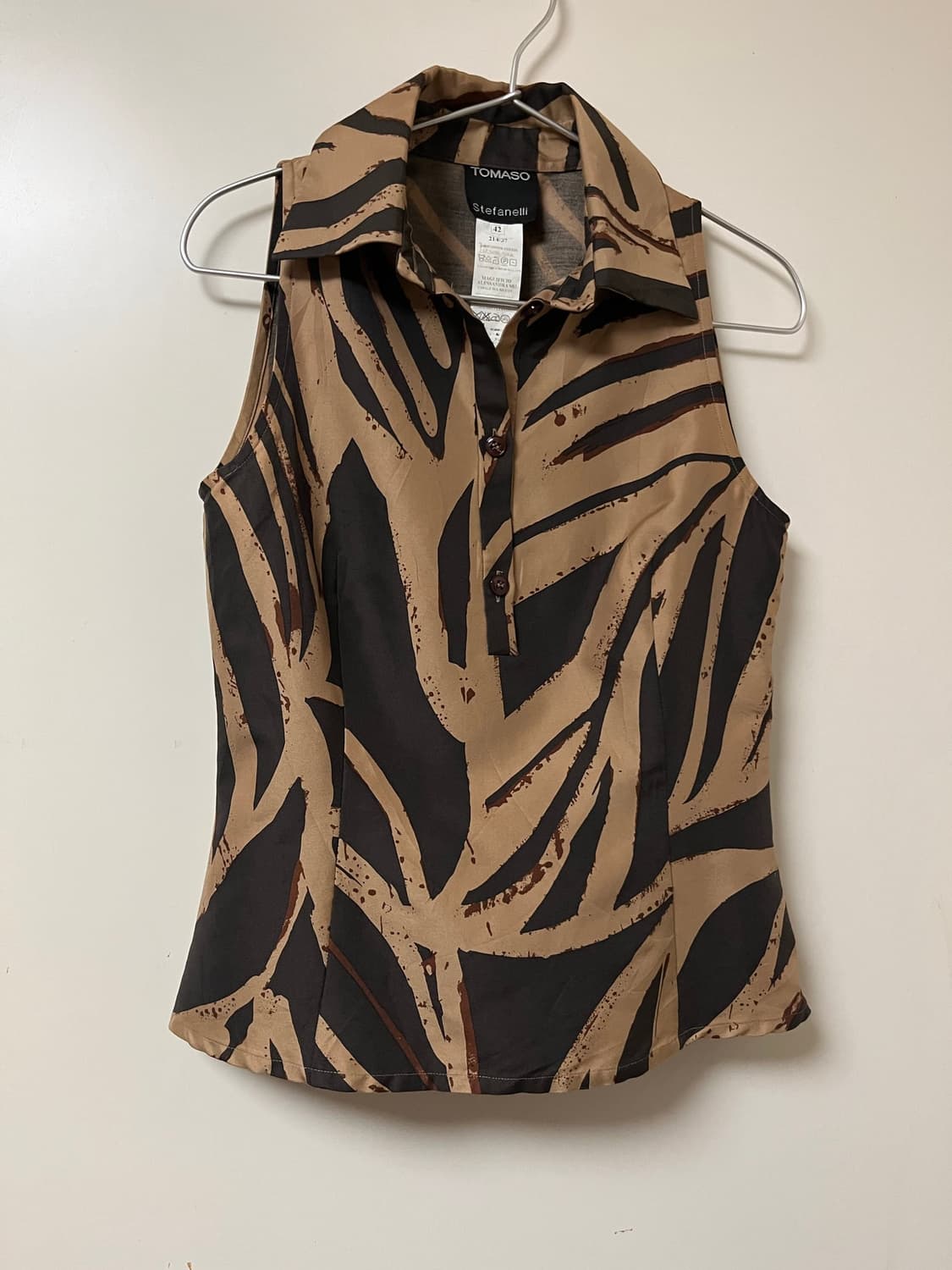Tomaso stefanelli sleeveless shirts 상품이미지1