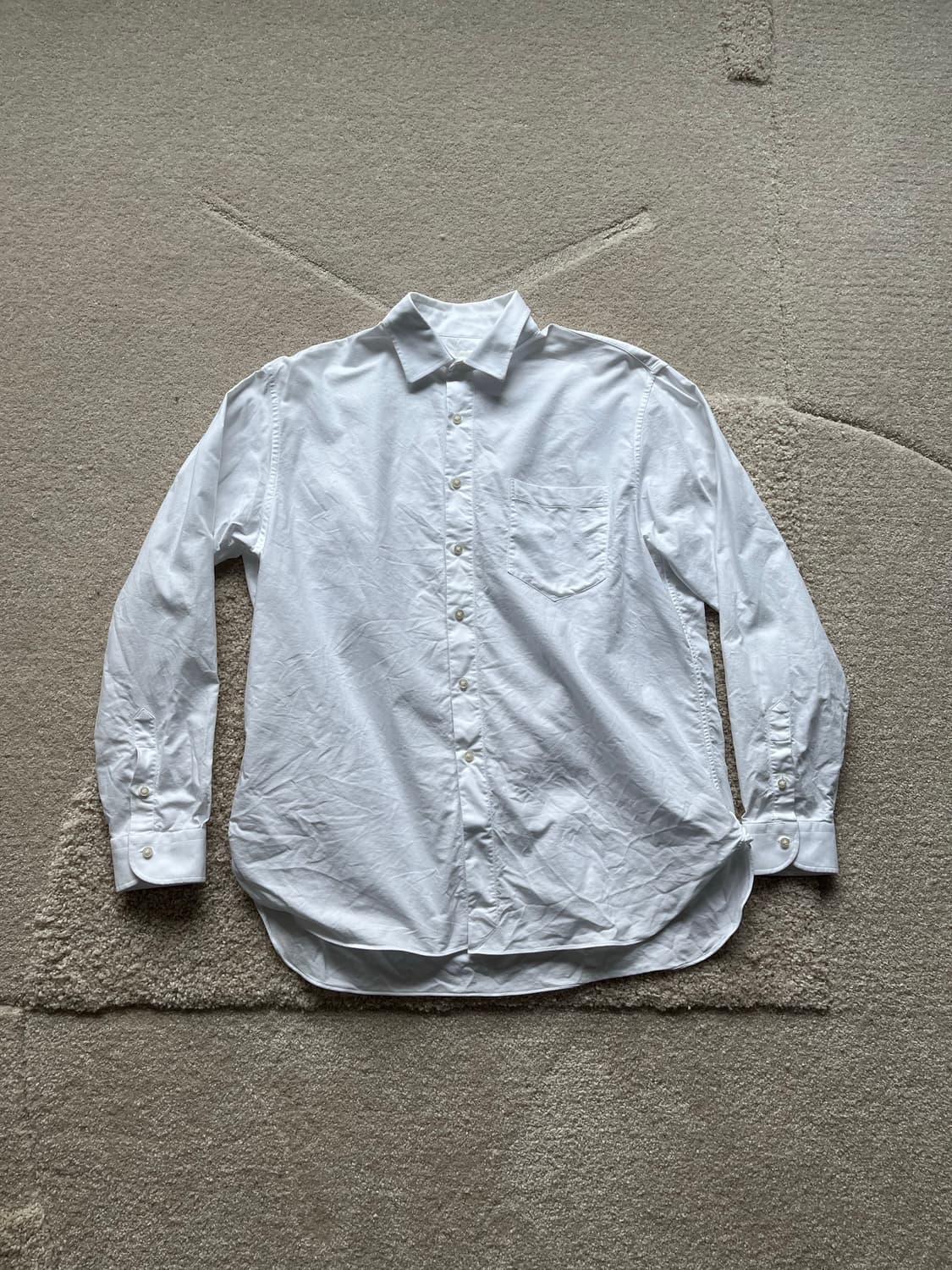 테스토리아 클래식 화이트 셔츠 (100-103) 상품이미지2