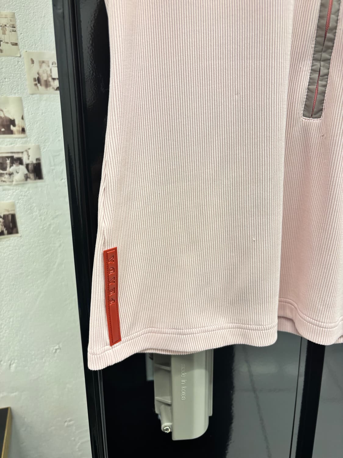 PRADA SPORT Ribbed Half Zip Sleeveless  상품이미지5