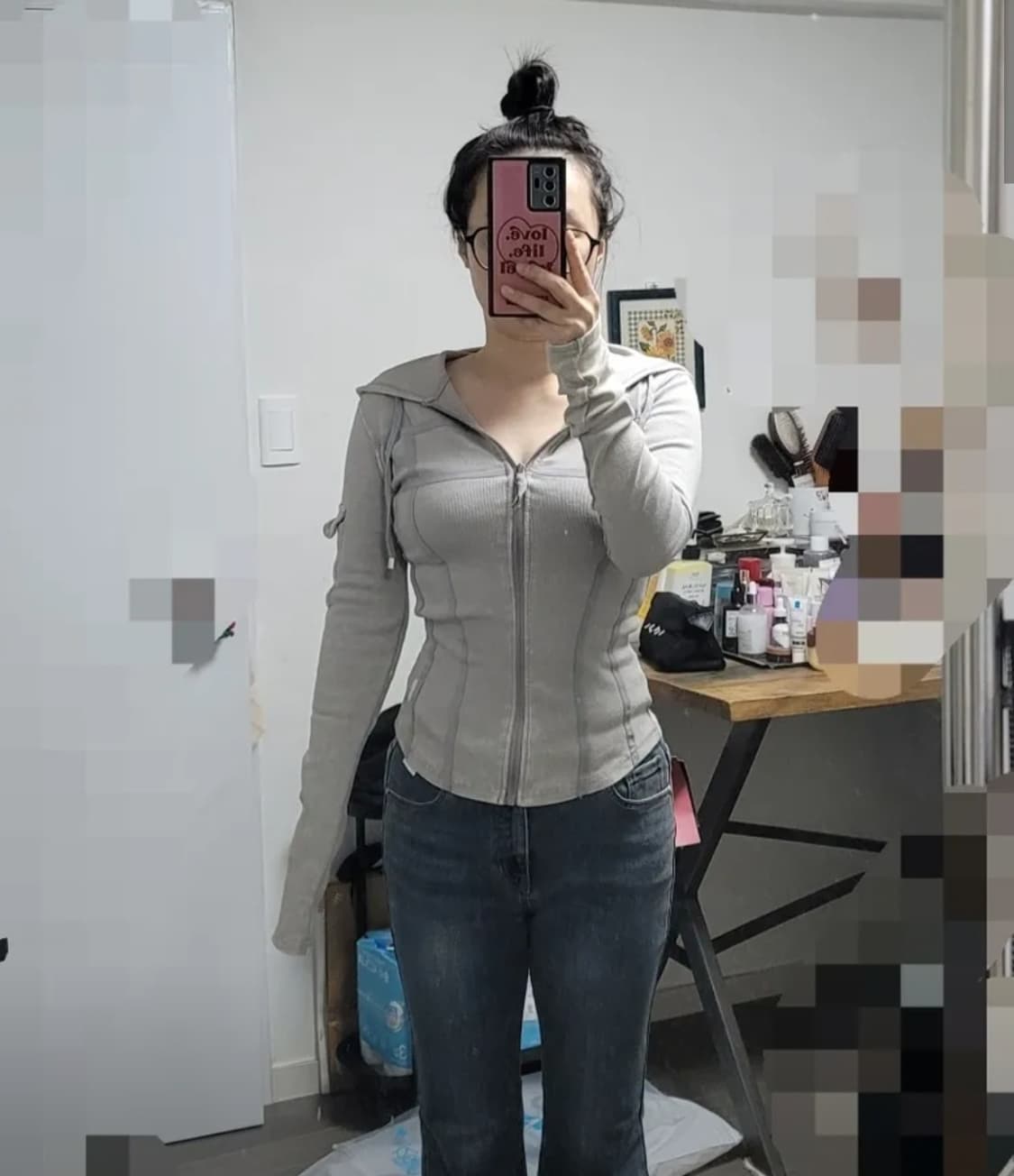 스컬프터 워시 후디 워시그레이 상품이미지3