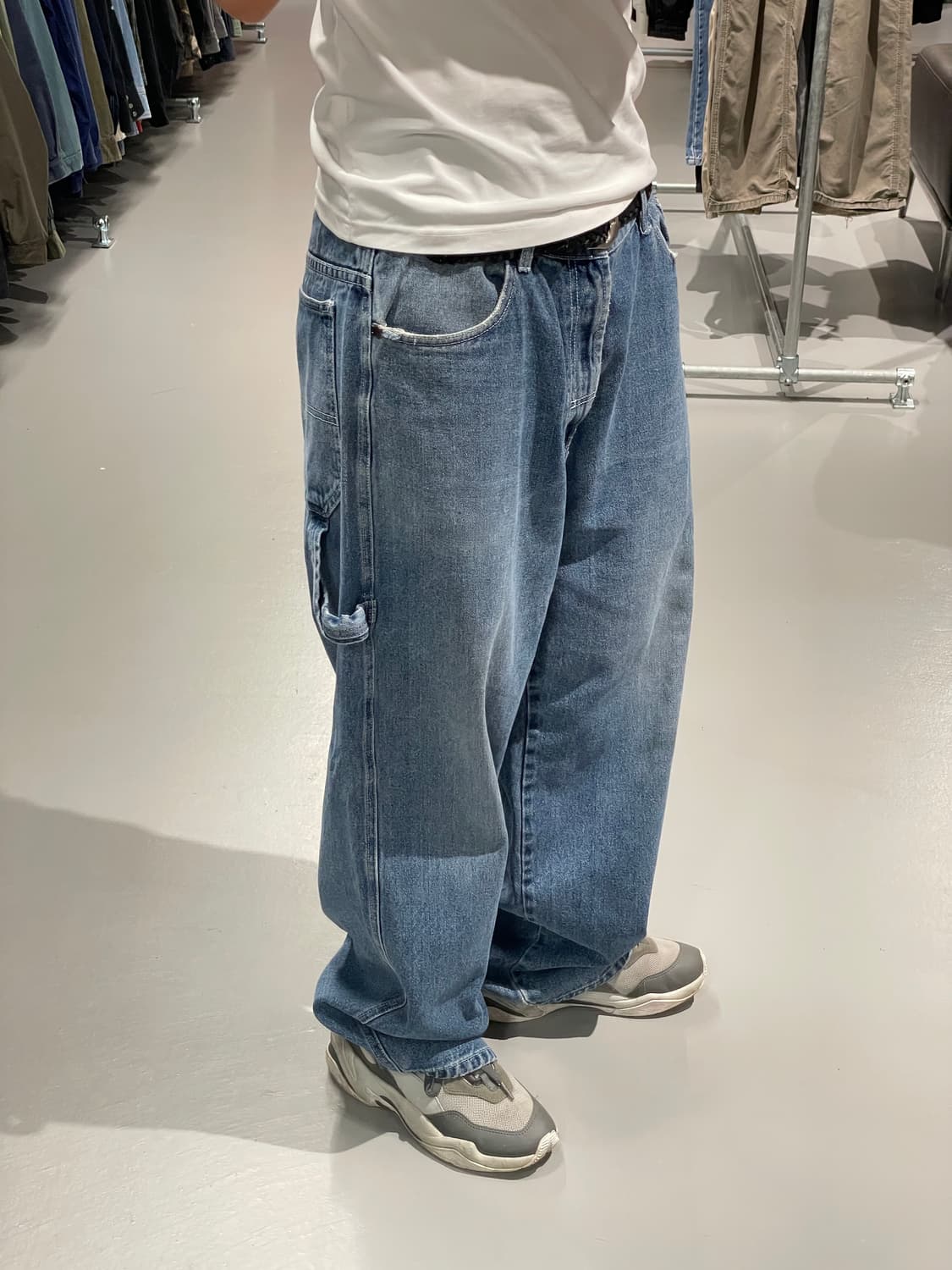 빈티지 힙합 데님 카펜더 팬츠 상품이미지3