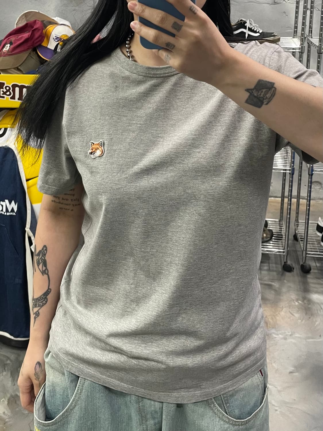 메종키츠네 폭스 헤드 반팔 티셔츠 상품이미지9